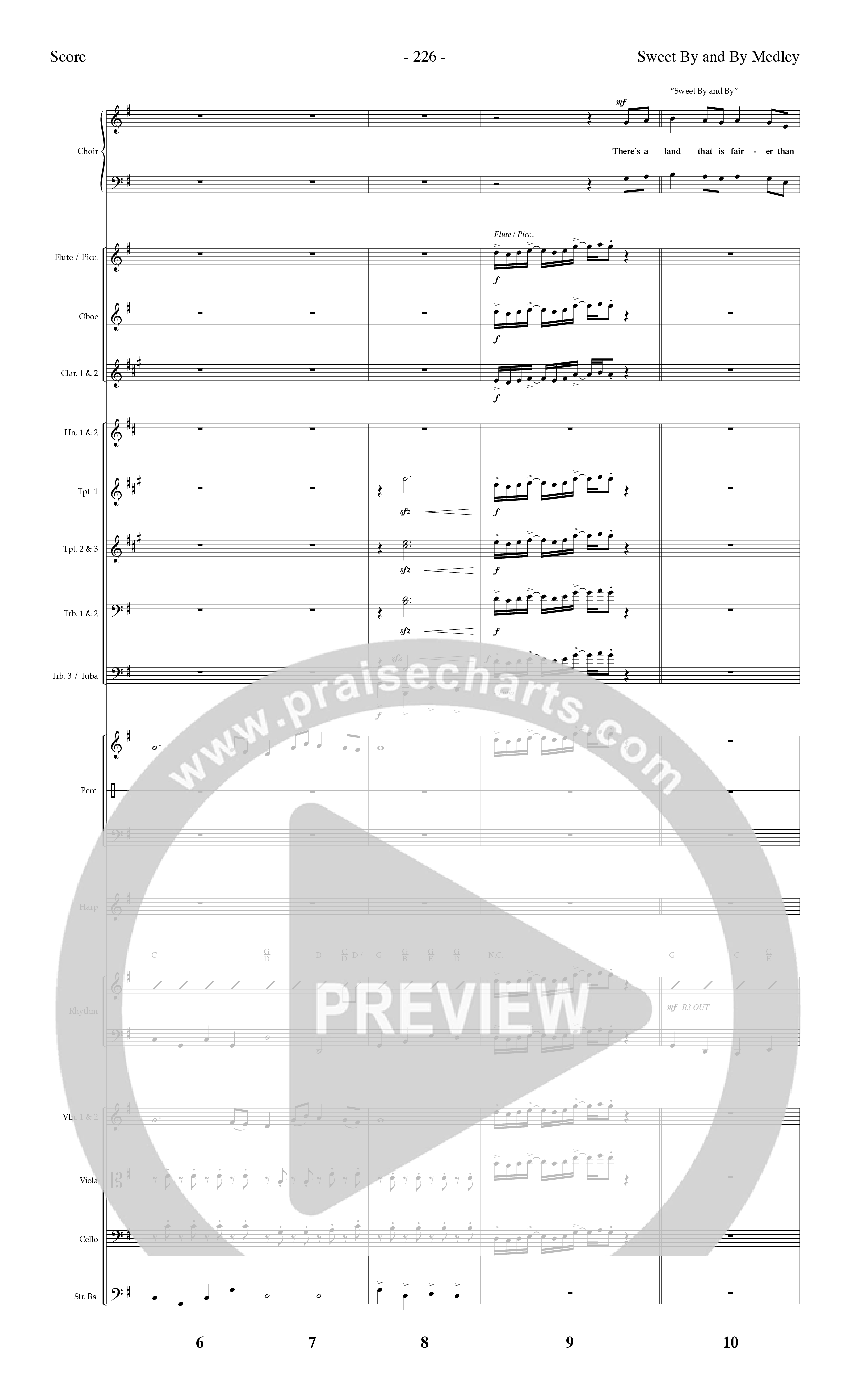 Choral Festival Favorites Vol 2 (10 Song Choral Collection) Song 9 (Orchestration) (Word Music Choral / Arr. Marty Parks)