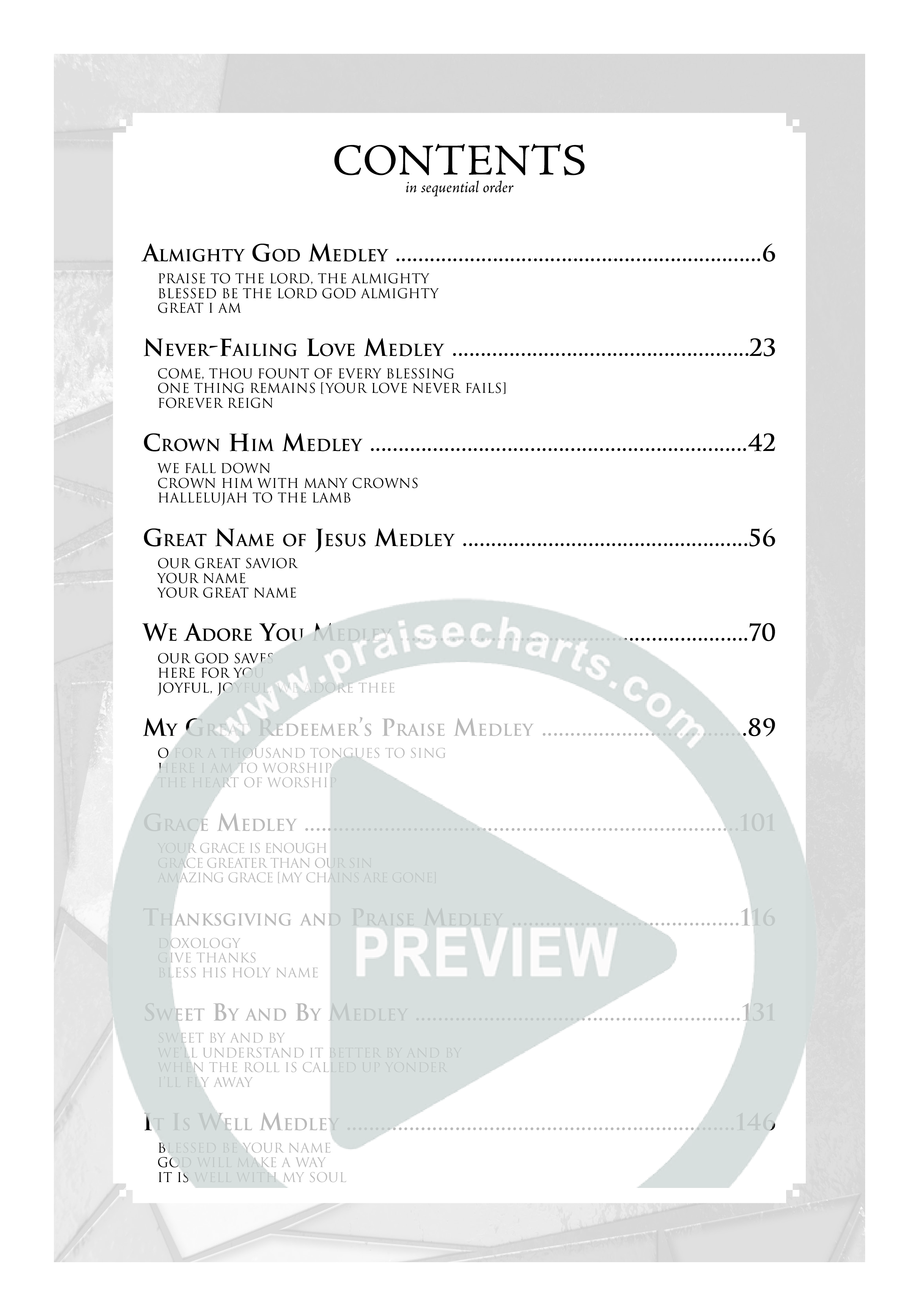 Choral Festival Favorites Vol 2 (10 Song Choral Collection) Choral Book (Word Music Choral / Arr. Marty Parks)