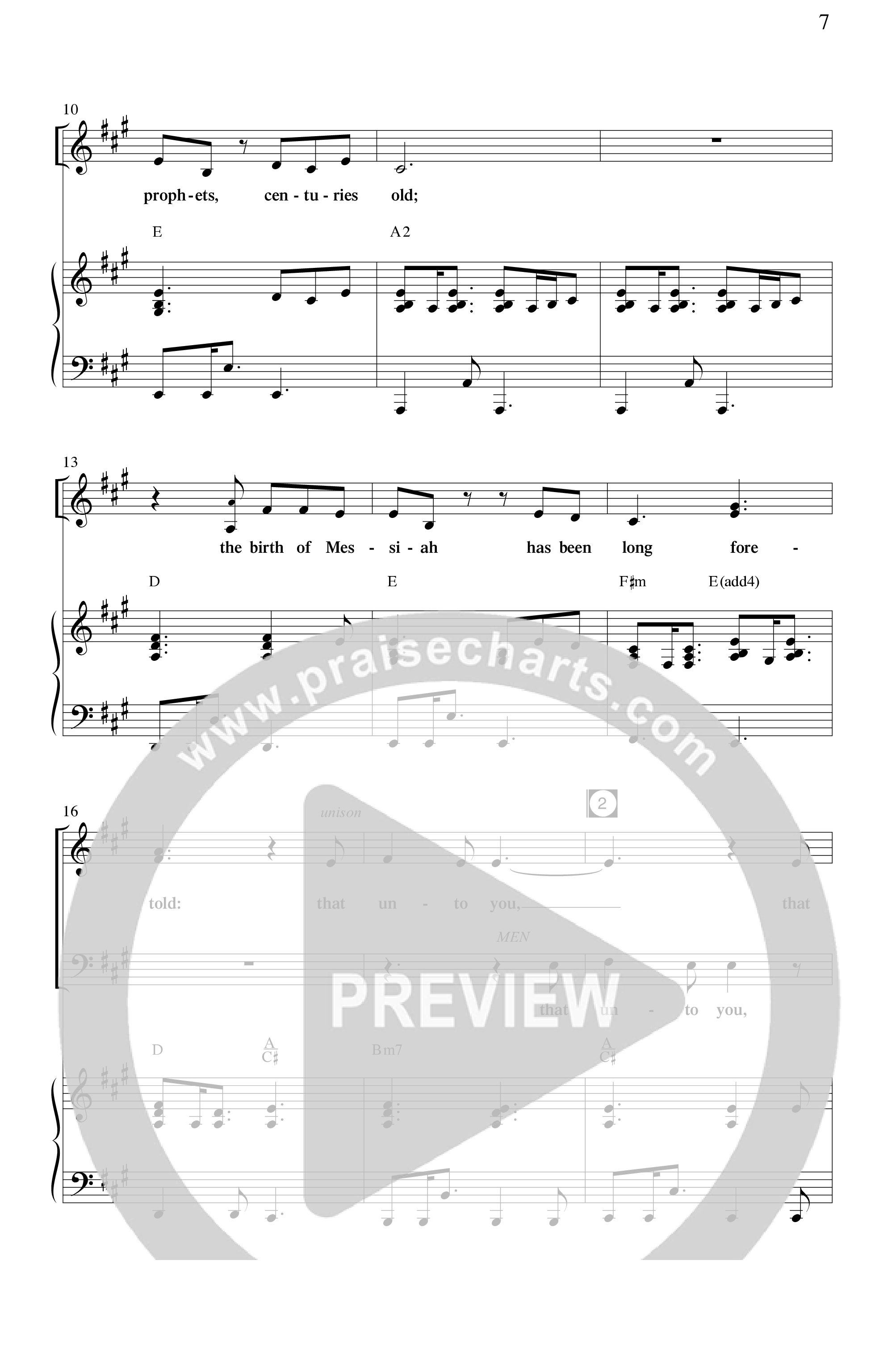 Christ Is Come (5 Song Choral Collection) Song 1 (Piano SATB) (Word Music Choral / Arr. Dave Williamson)