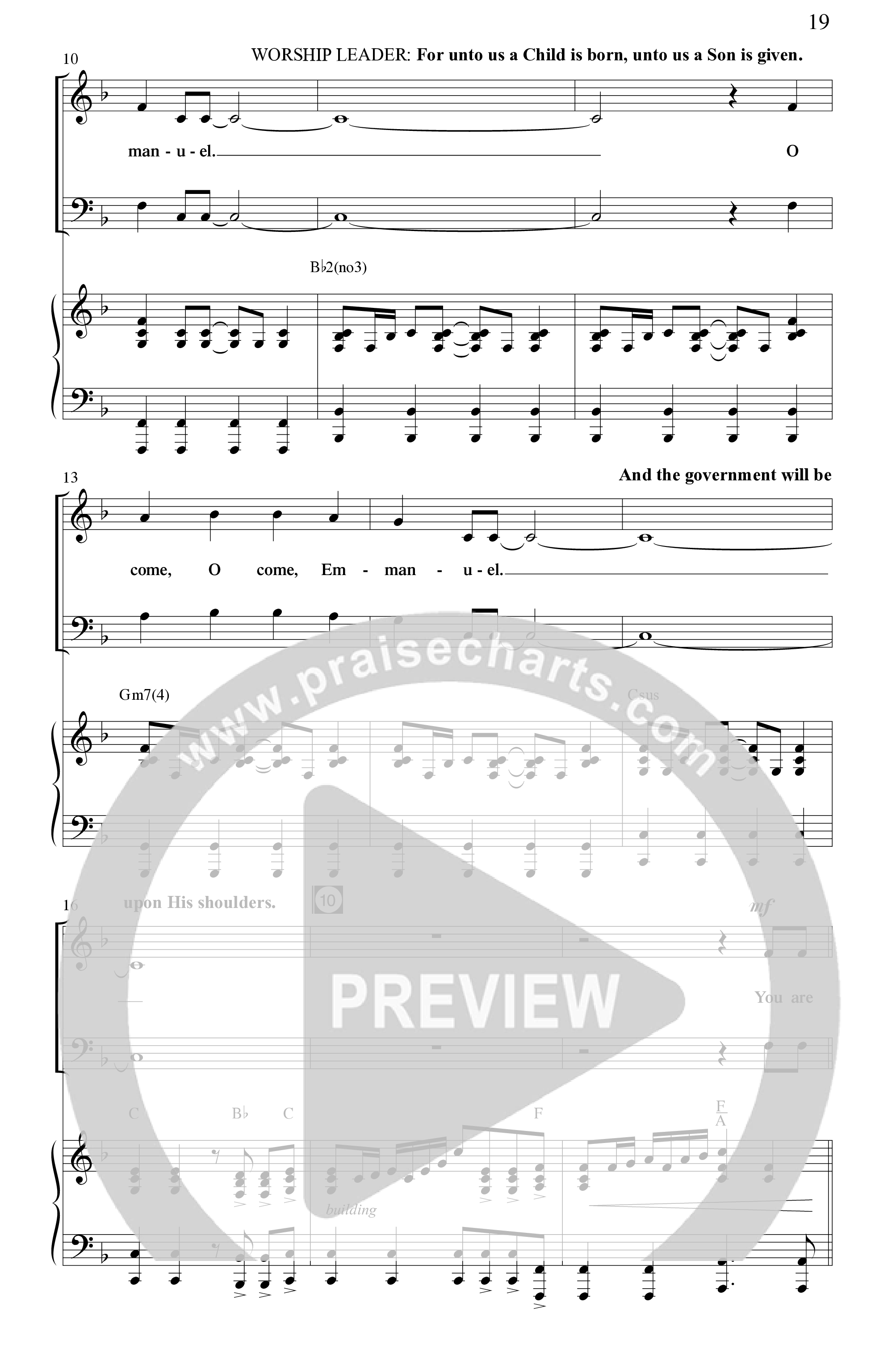 Christ Is Come (5 Song Choral Collection) Song 2 (Piano SATB) (Word Music Choral / Arr. Dave Williamson)
