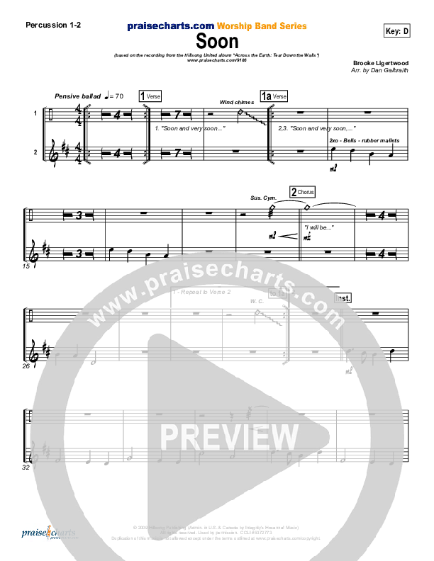 Soon Percussion 1/2 (Hillsong UNITED)