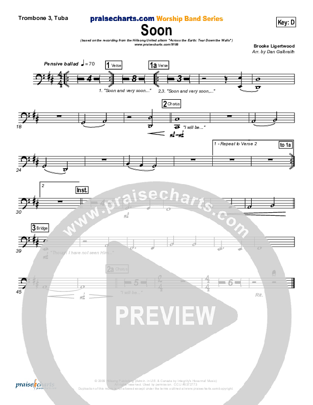 Soon Trombone 3/Tuba (Hillsong UNITED)