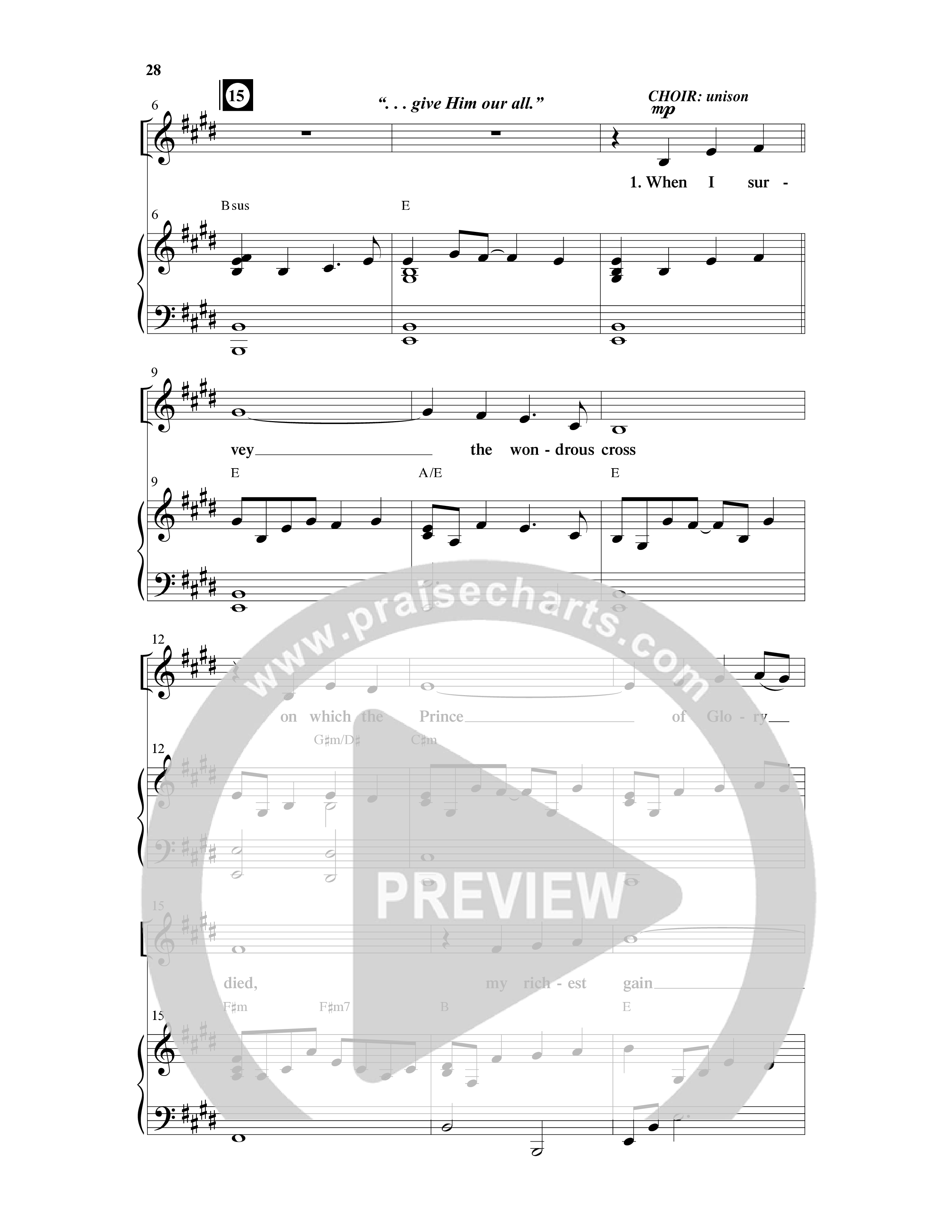 Christ Is Risen (5 Song Choral Collection) Song 3 (Piano SATB) (Word Music Choral)