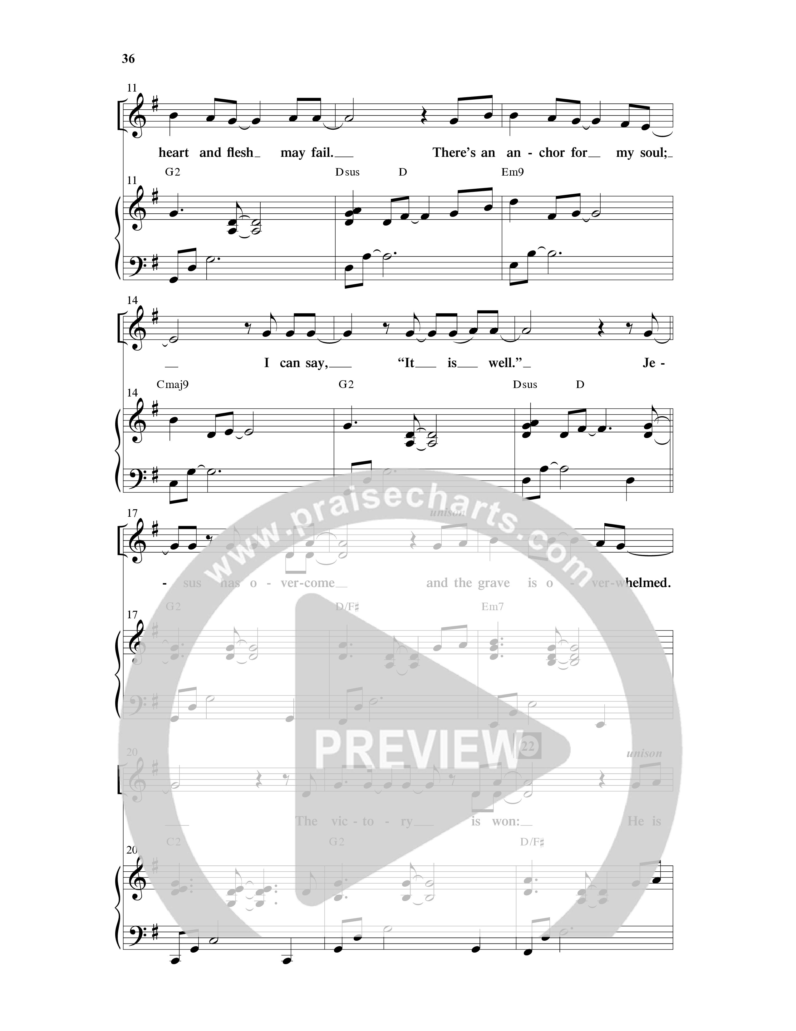 Christ Is Risen (5 Song Choral Collection) Song 4 (Piano SATB) (Word Music Choral)