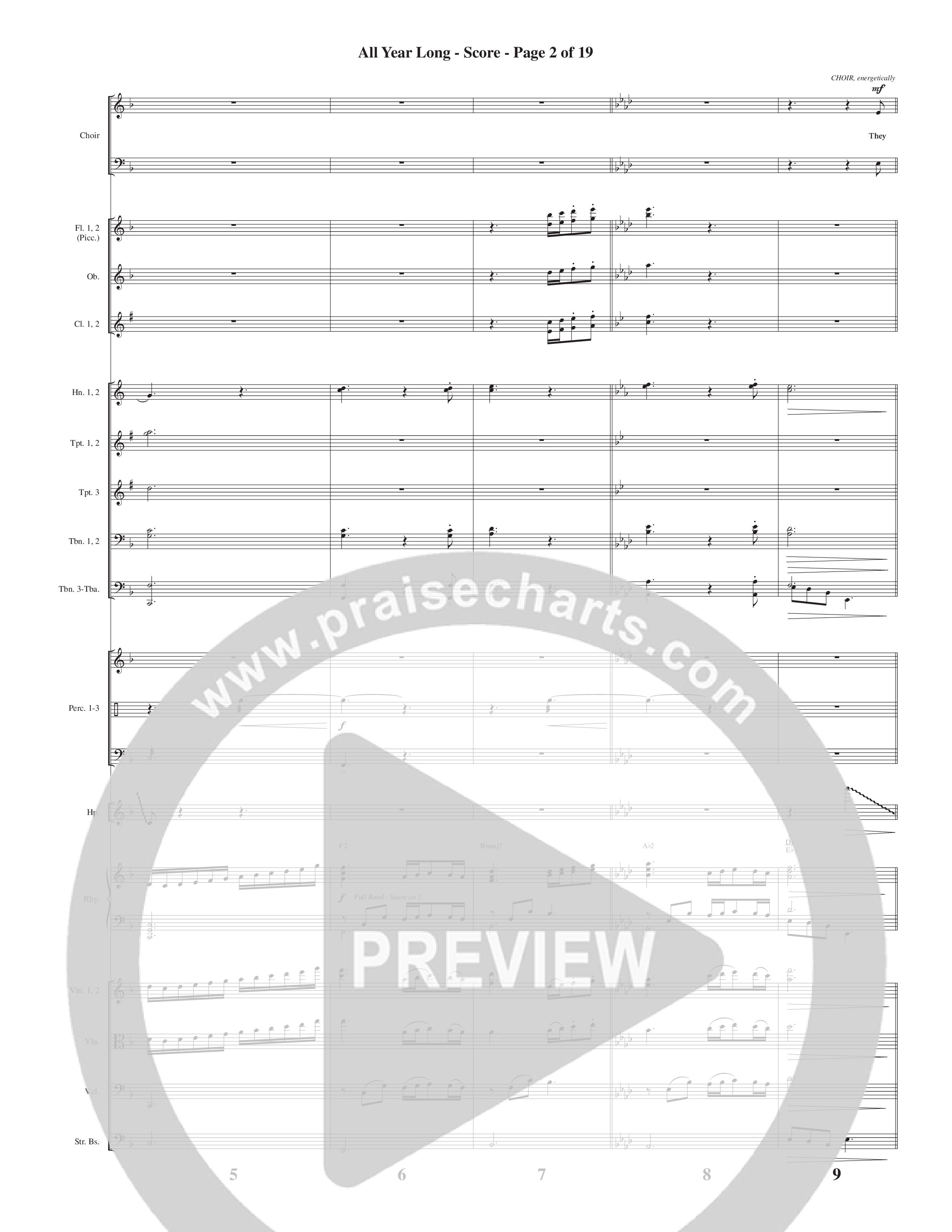 Christmas All Year Long (10 Song Choral Collection) Orchestrations (SATB) (Word Music Choral / Arr. Marty Parks)