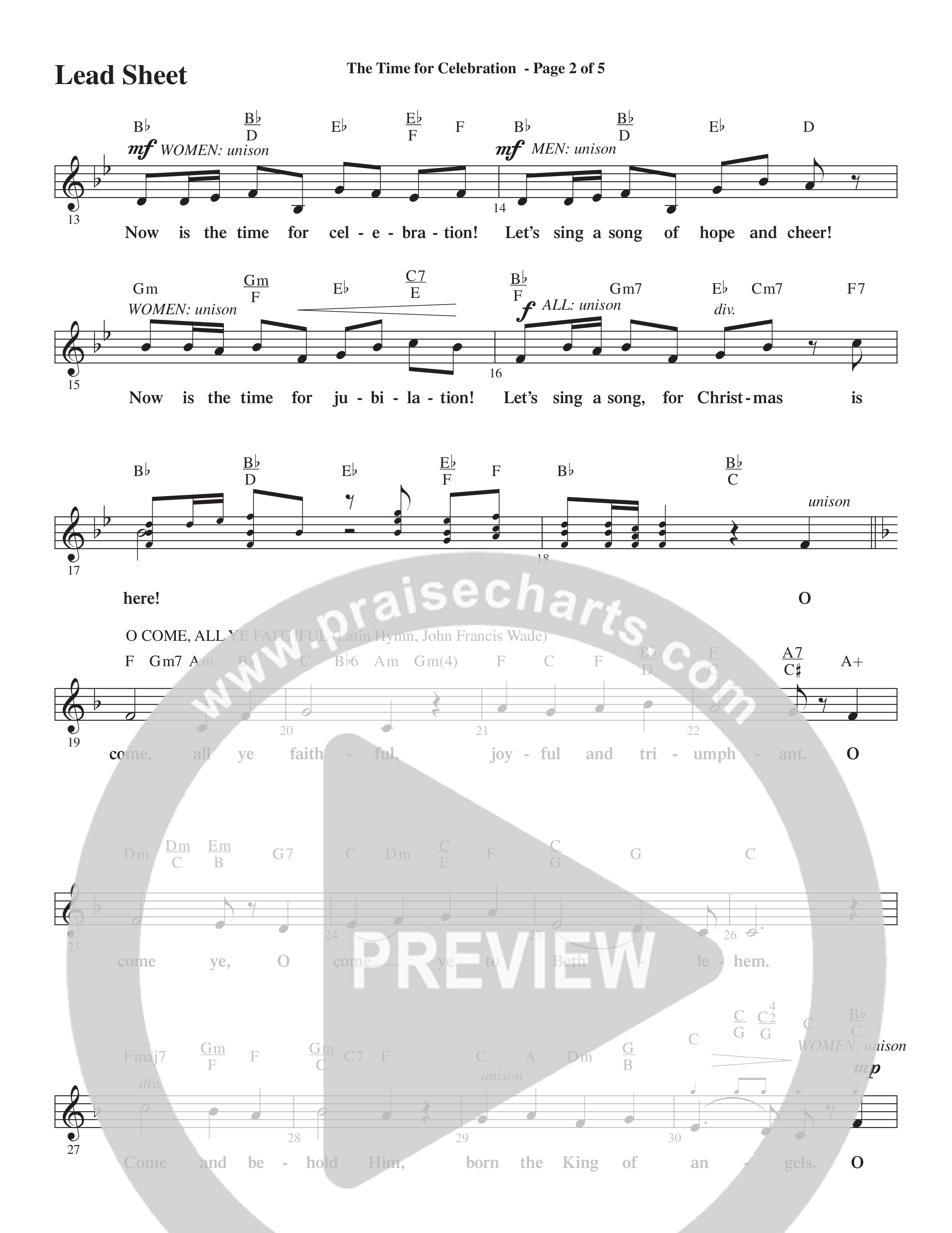 Christmas All Year Long (10 Song Choral Collection) Song 3 (Lead & Chords) (Word Music Choral / Arr. Marty Parks)