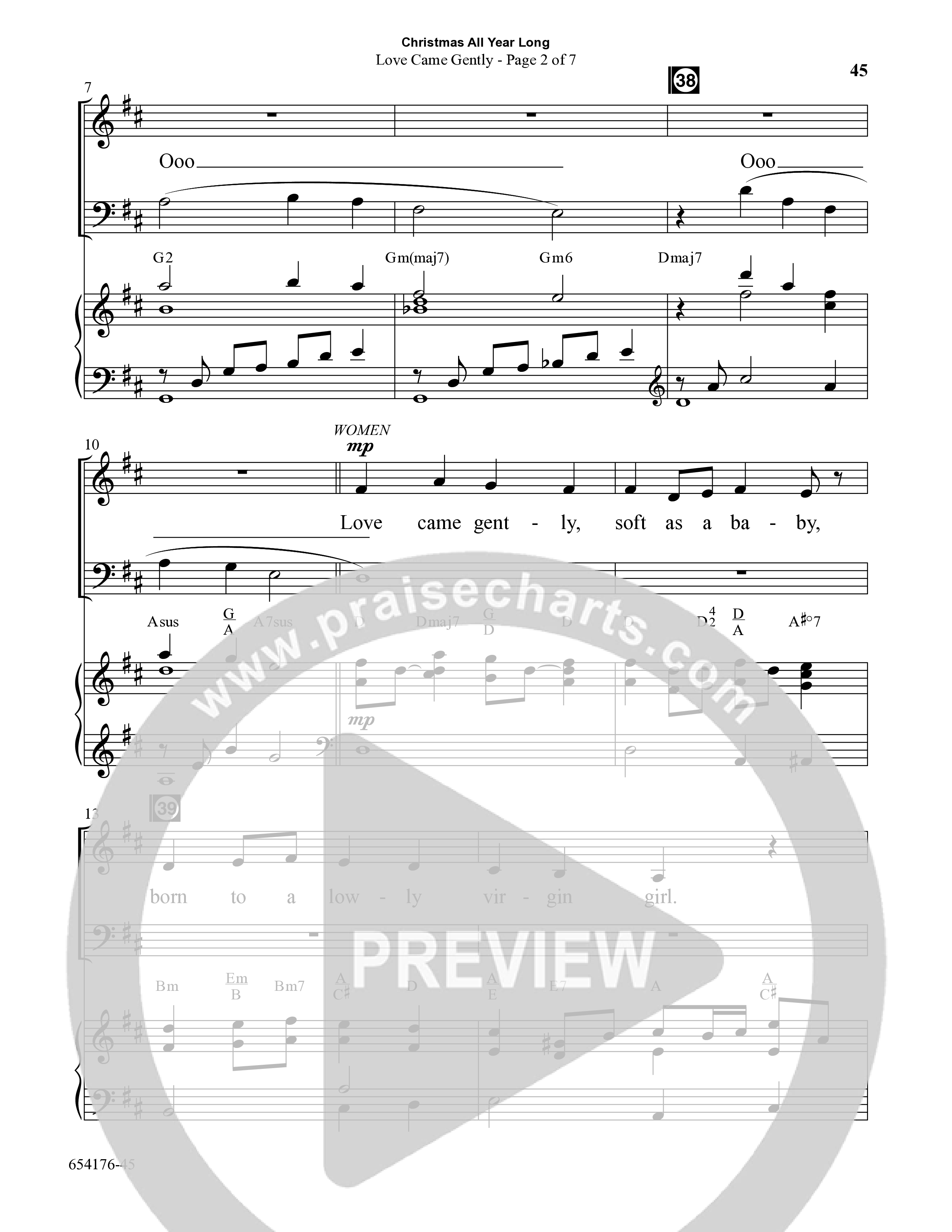 Christmas All Year Long (10 Song Choral Collection) Song 5 (Piano SATB) (Word Music Choral / Arr. Marty Parks)