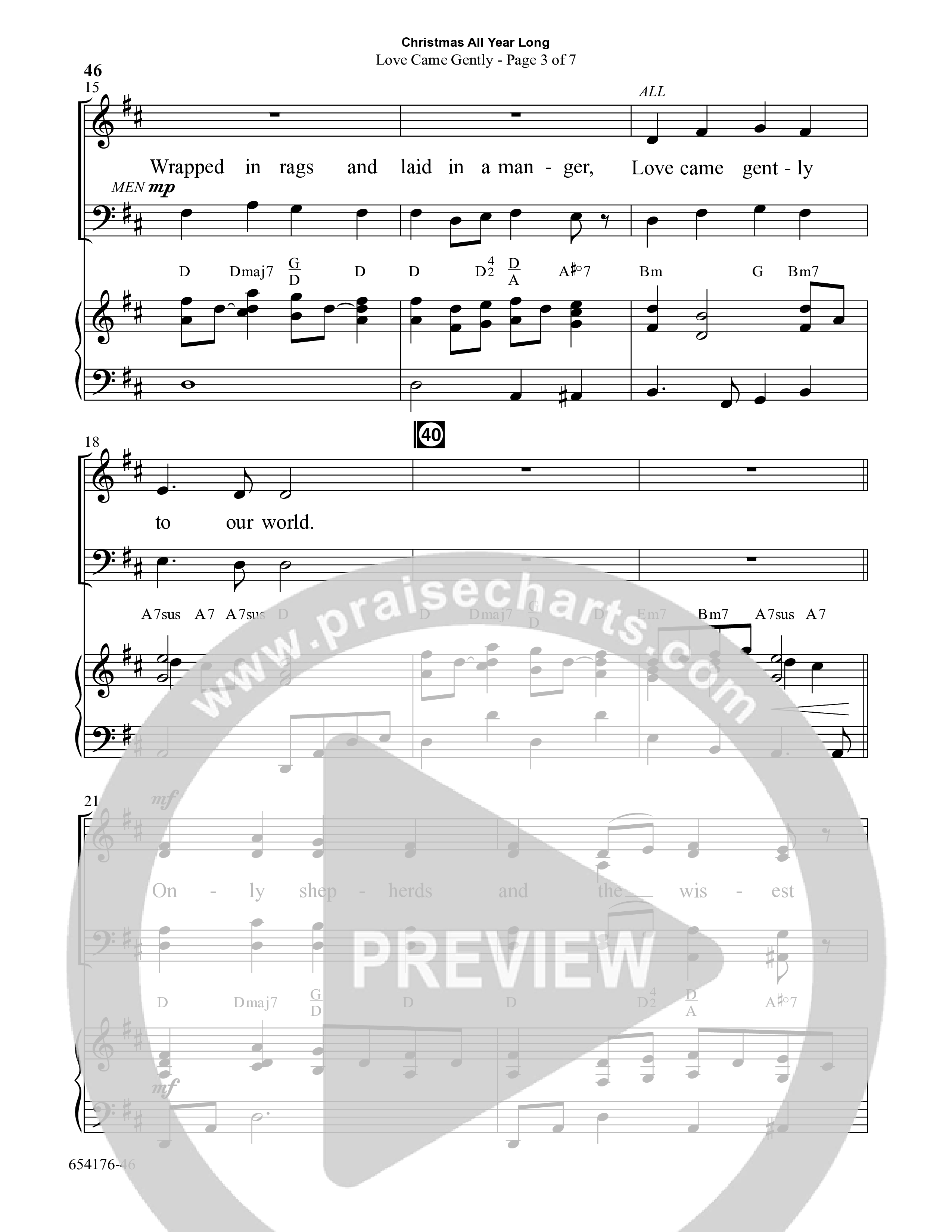 Christmas All Year Long (10 Song Choral Collection) Song 5 (Piano SATB) (Word Music Choral / Arr. Marty Parks)