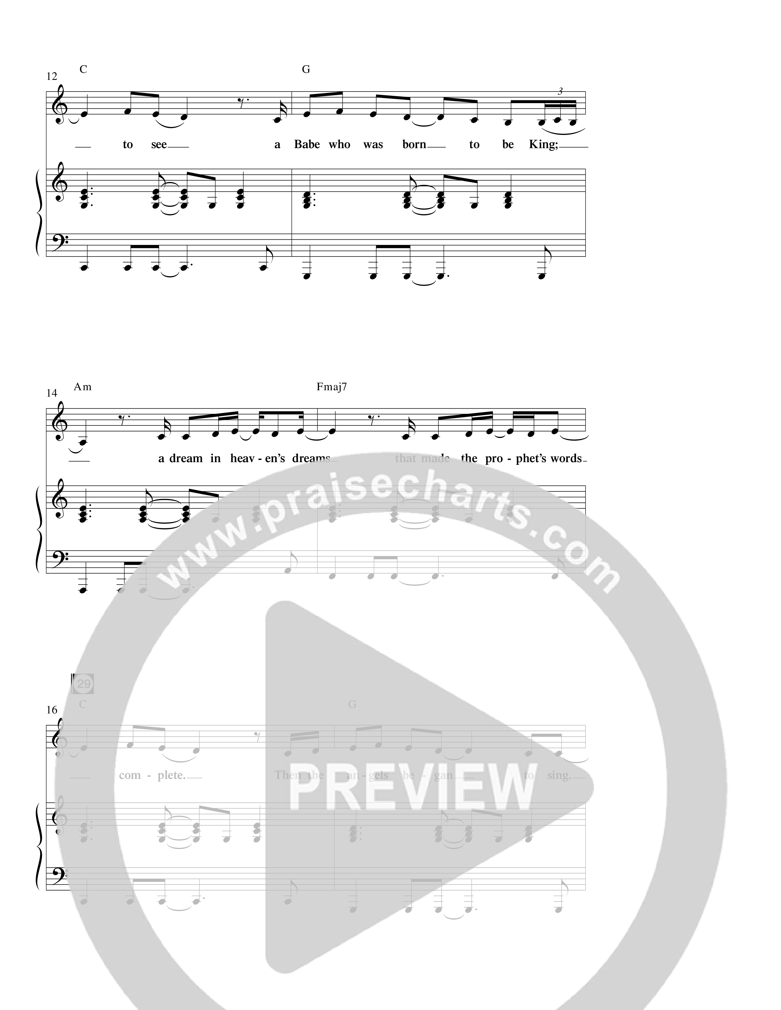 Christmas Conversation ( 11 Song Choral Collection) Song 5 (Piano SATB) (Word Music Choral / Arr. Steven Taylor)