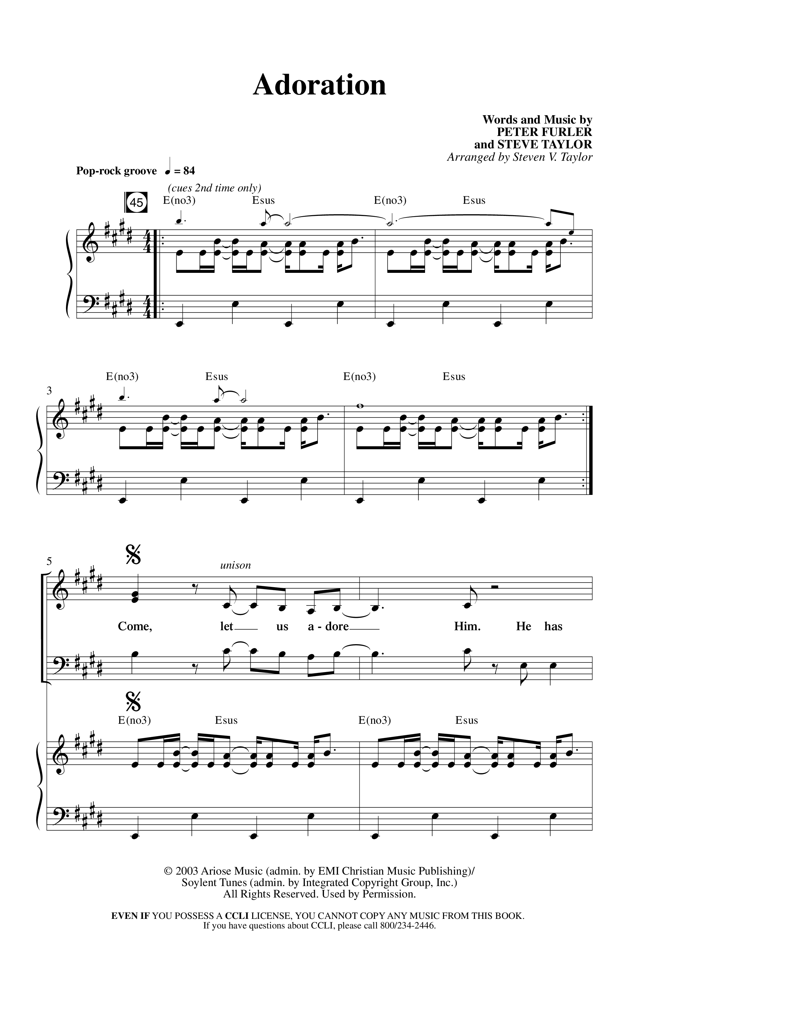 Christmas Conversation ( 11 Song Choral Collection) Song 8 (Piano SATB) (Word Music Choral / Arr. Steven Taylor)