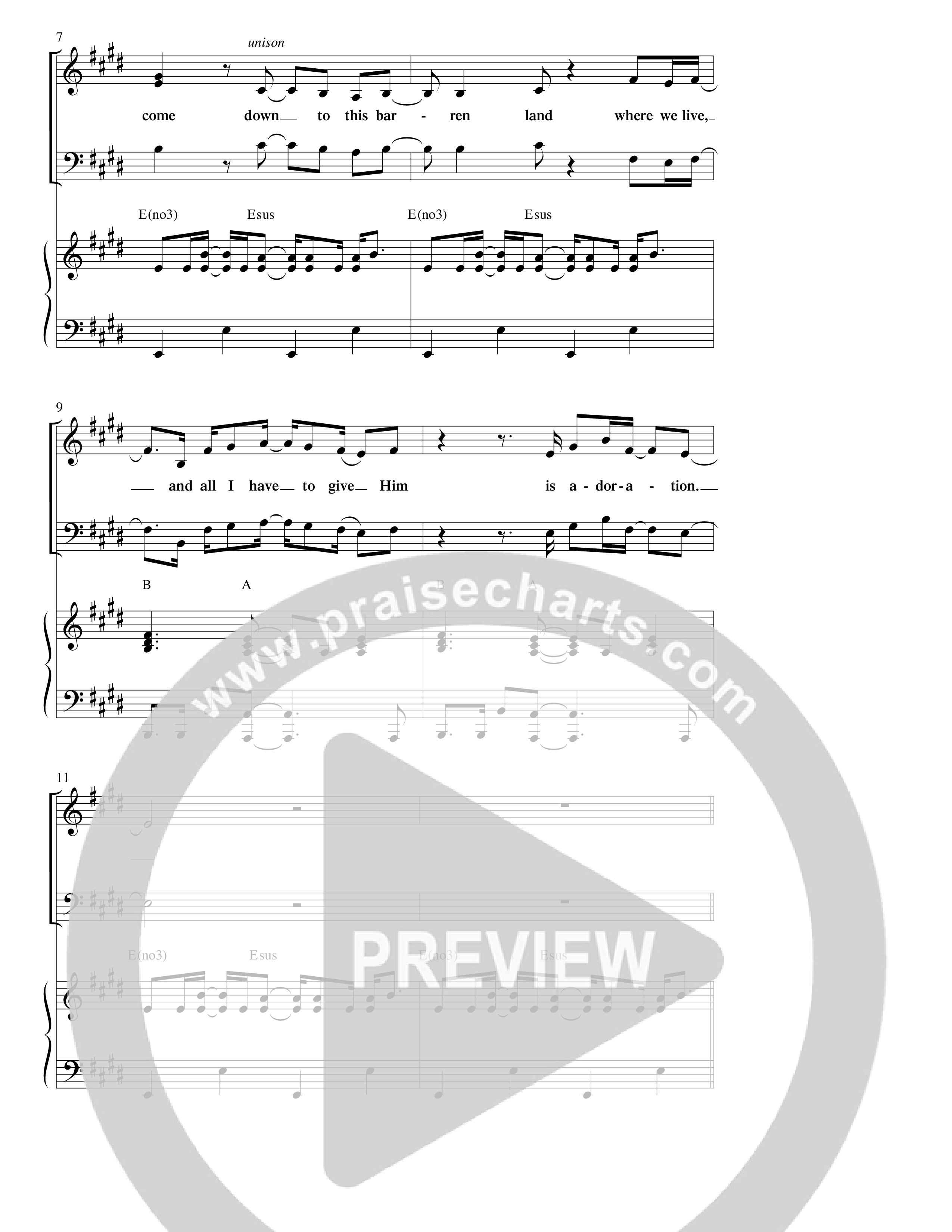 Christmas Conversation ( 11 Song Choral Collection) Song 8 (Piano SATB) (Word Music Choral / Arr. Steven Taylor)