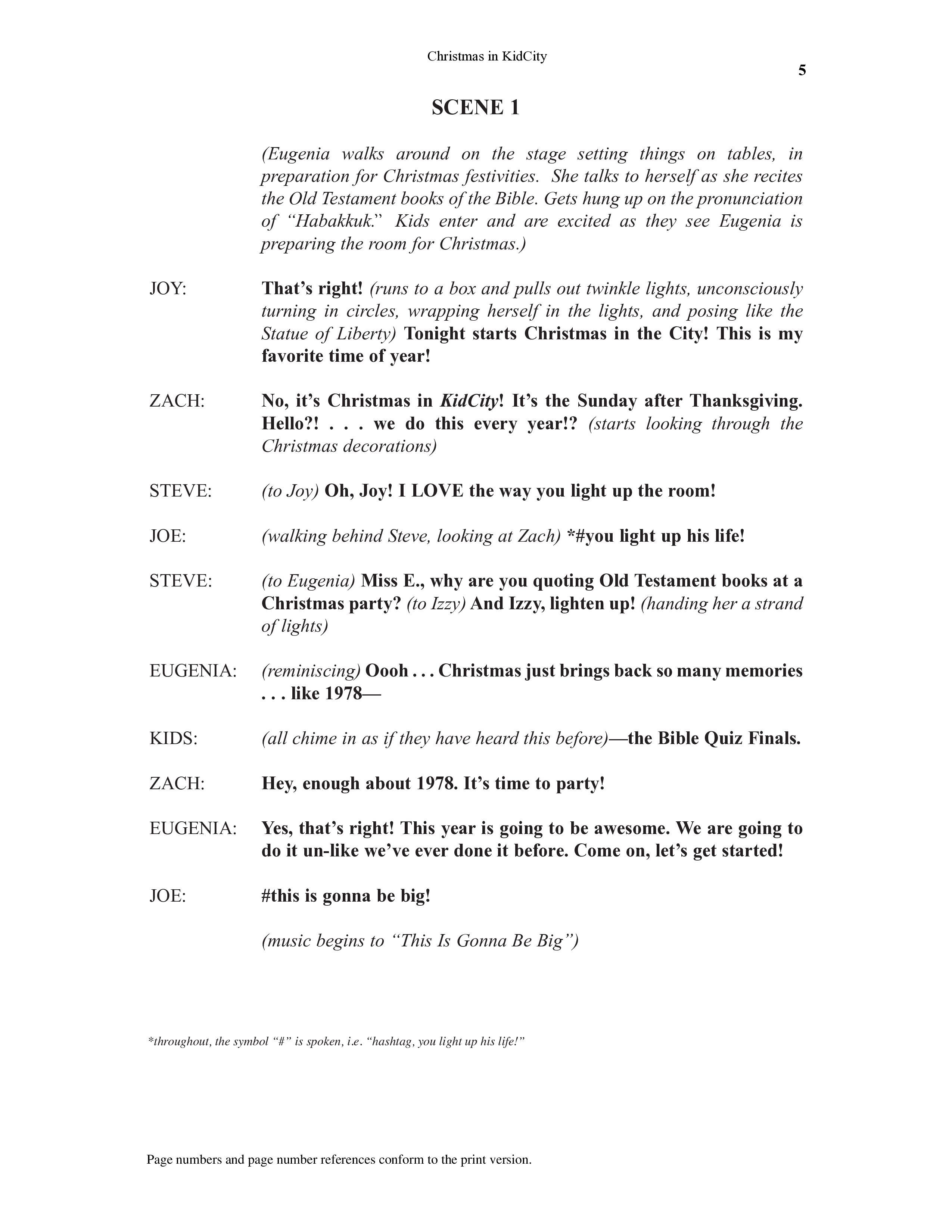 Christmas In KidCity (6 Song Choral Collection) Song 1 (Piano SATB) (WordKidz / Arr. Dave Clark)