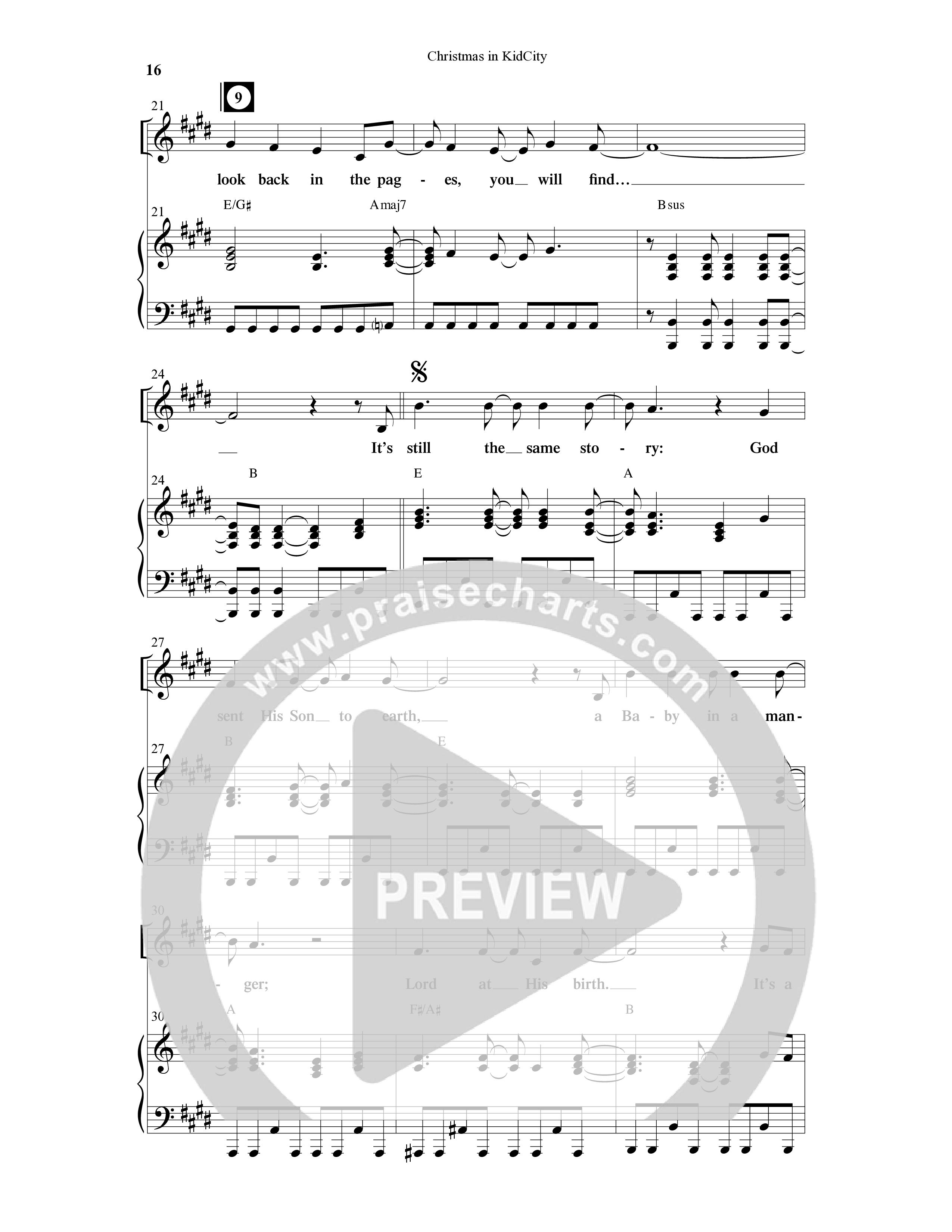 Christmas In KidCity (6 Song Choral Collection) Song 2 (Piano SATB) (WordKidz / Arr. Dave Clark)