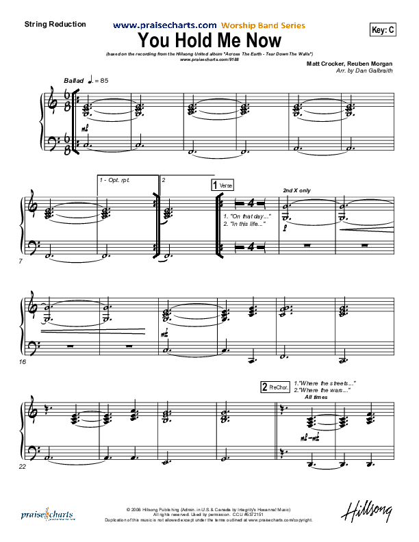 You Hold Me Now Synth Strings (Hillsong UNITED)