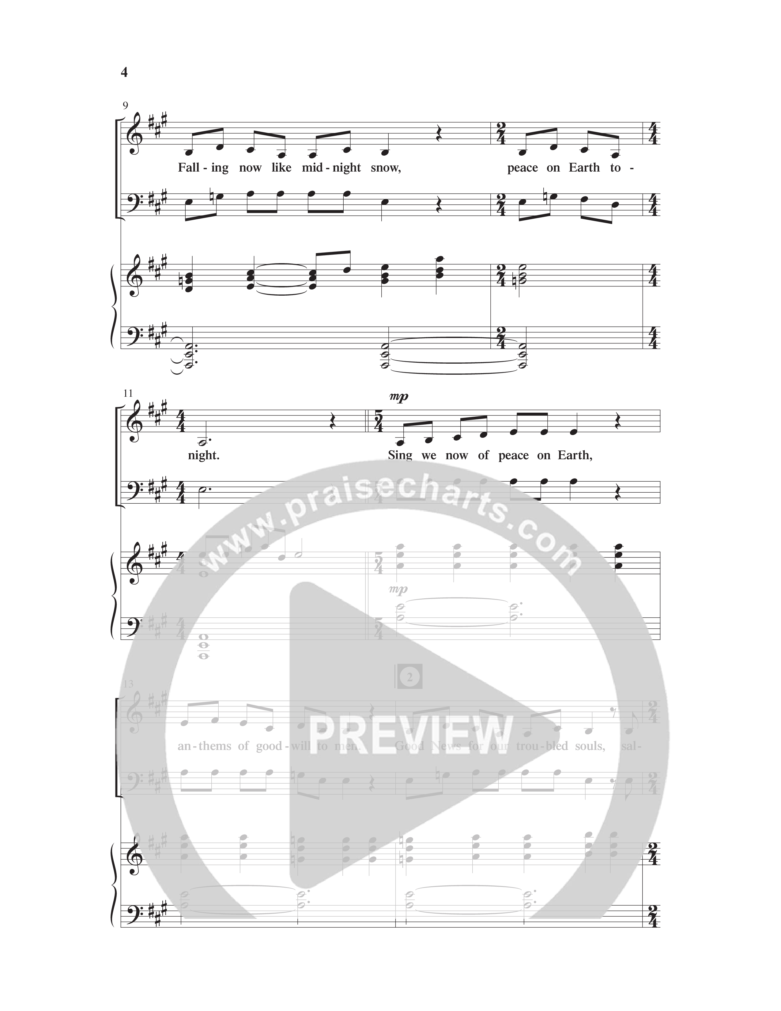 Christmas Is Calling (9 Song Choral Collection) Song 1 (Piano SATB) (Word Music Choral / Arr. J. Daniel Smith)
