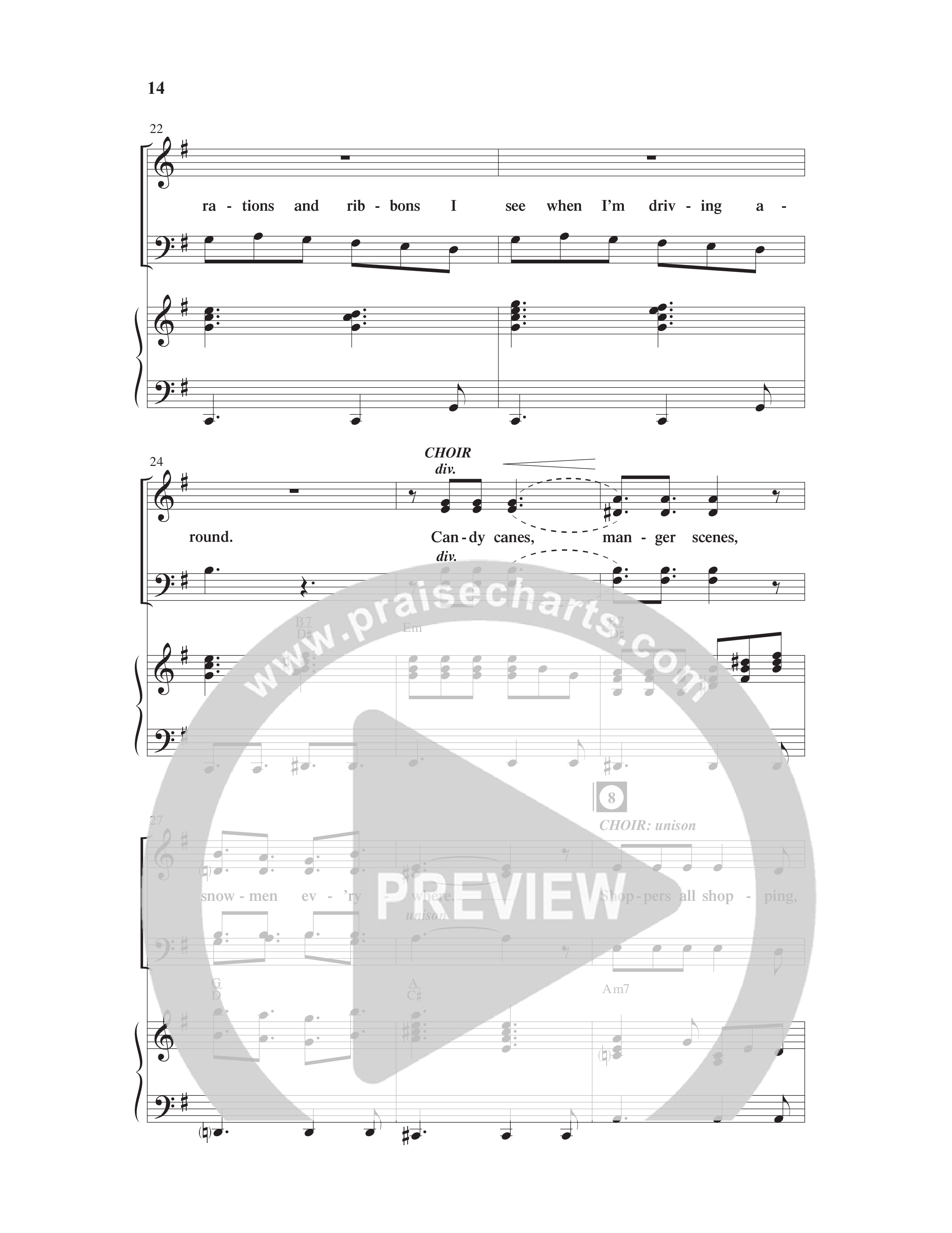 Christmas Is Calling (9 Song Choral Collection) Song 2 (Piano SATB) (Word Music Choral / Arr. J. Daniel Smith)