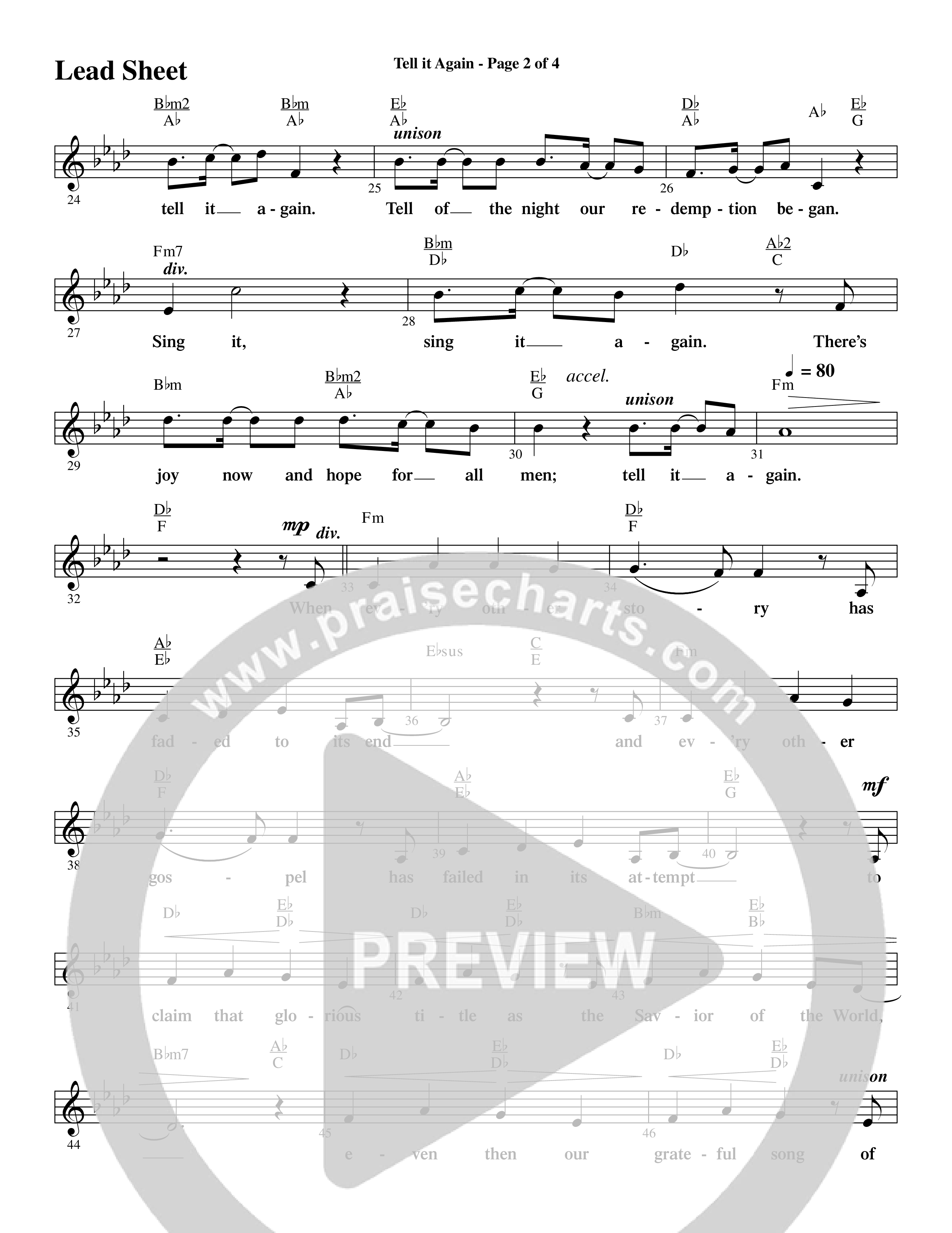 Christmas Is Calling (9 Song Choral Collection) Song 3 (Lead & Chords) (Word Music Choral / Arr. J. Daniel Smith)