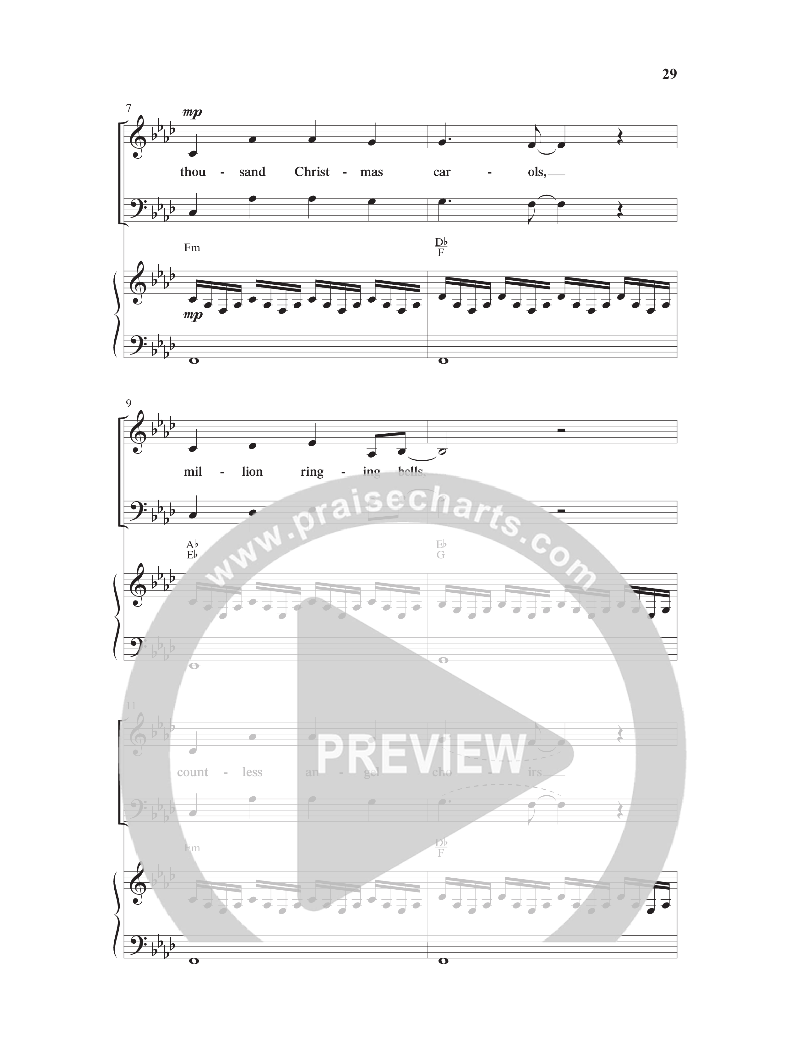 Christmas Is Calling (9 Song Choral Collection) Song 3 (Piano SATB) (Word Music Choral / Arr. J. Daniel Smith)