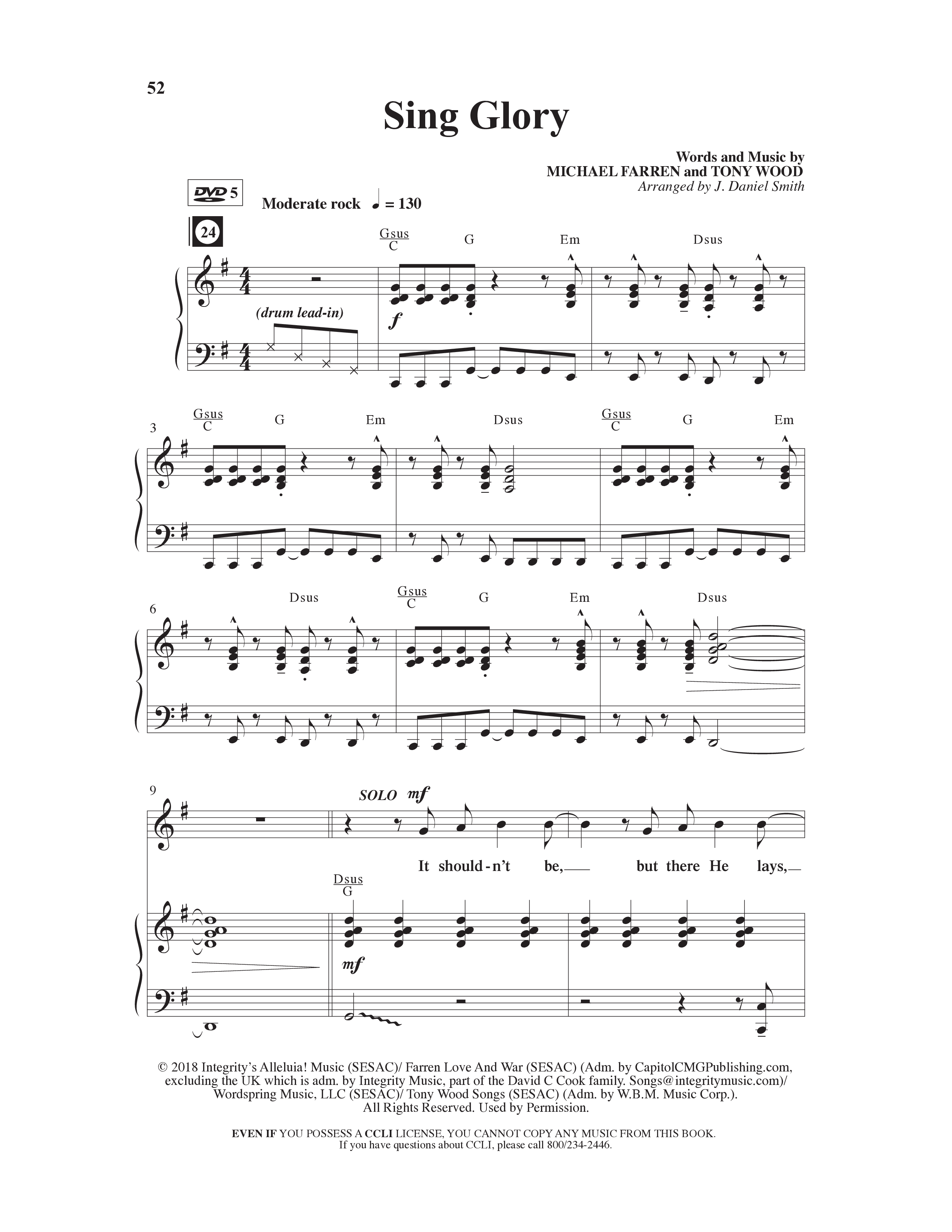Christmas Is Calling (9 Song Choral Collection) Song 5 (Piano SATB) (Word Music Choral / Arr. J. Daniel Smith)