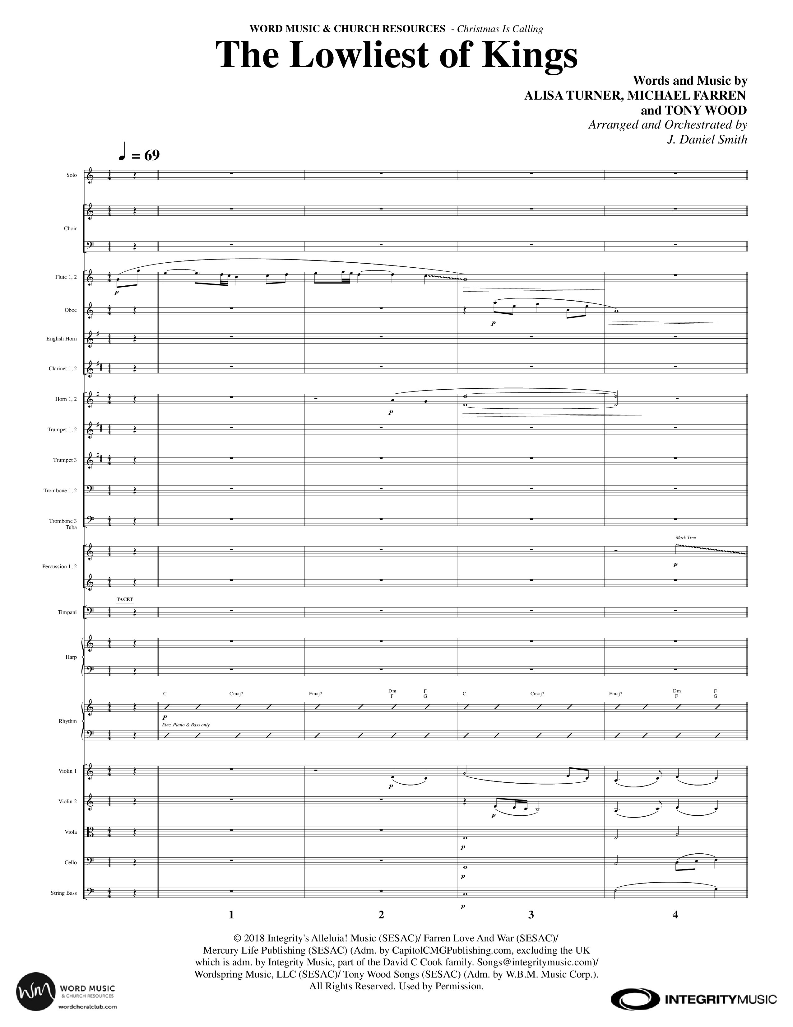 Christmas Is Calling (9 Song Choral Collection) Song 8 (Orchestration) (Word Music Choral / Arr. J. Daniel Smith)