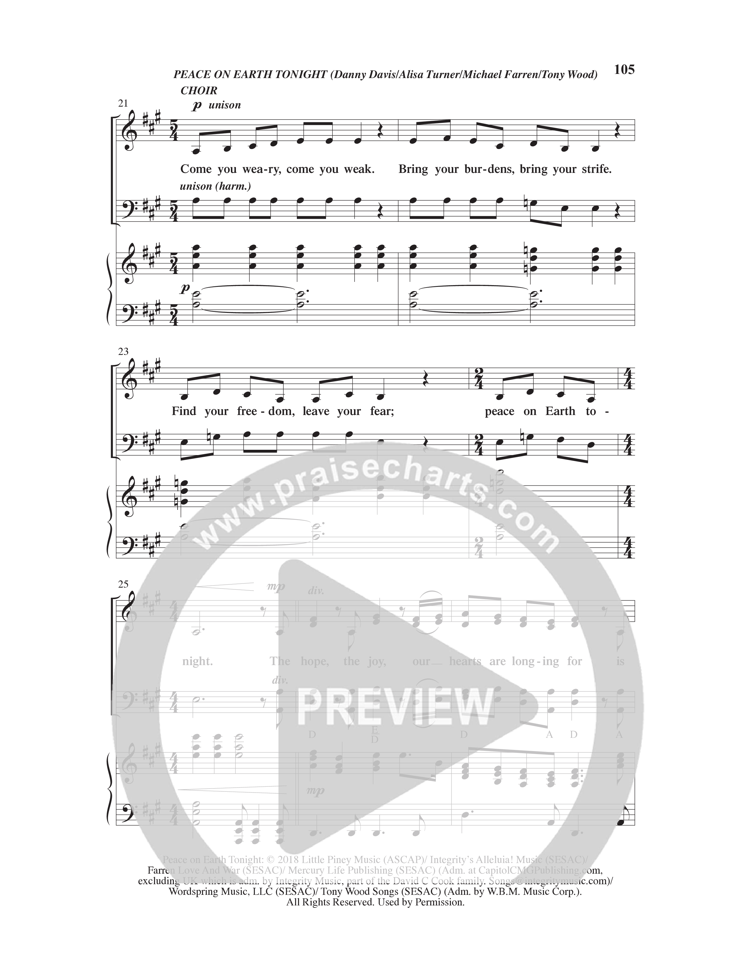 Christmas Is Calling (9 Song Choral Collection) Song 9 (Piano SATB) (Word Music Choral / Arr. J. Daniel Smith)