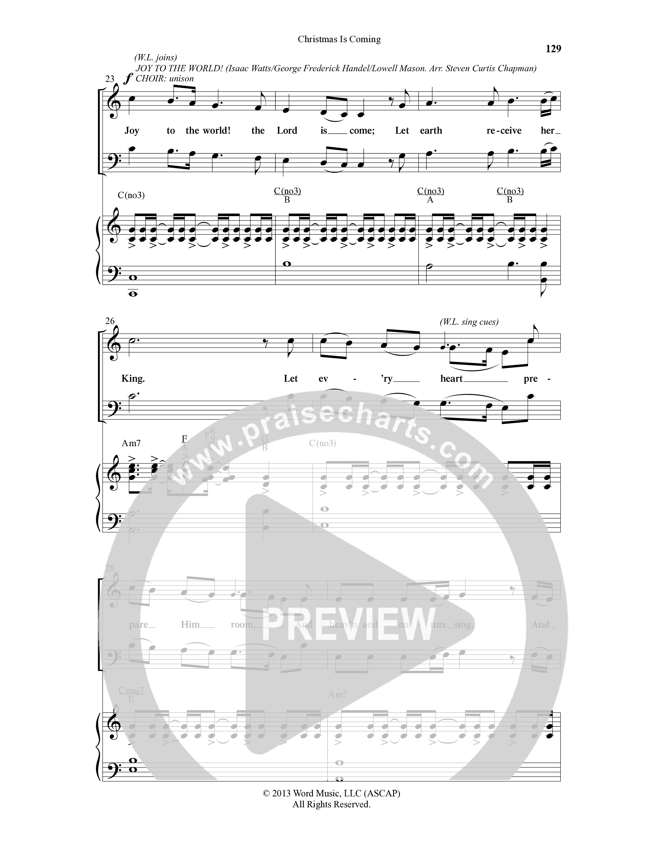 Christmas Is Coming (10 Song Choral Collection) Song 10 (Piano SATB) (Word Music Choral / Arr. Gary Rhodes)