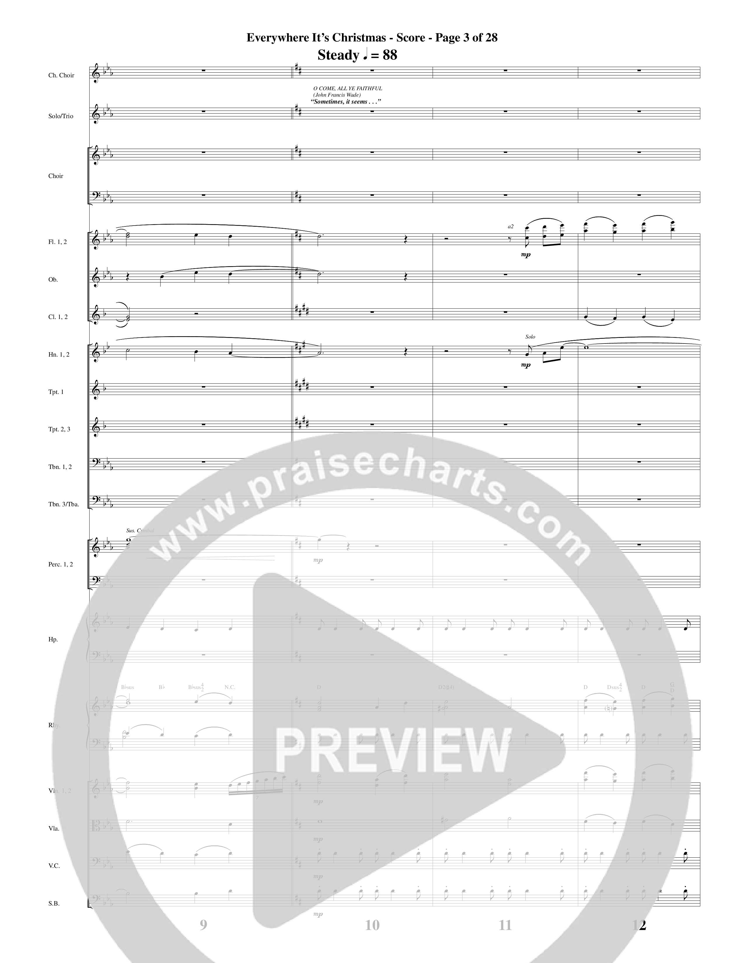 Christmas Is Coming (10 Song Choral Collection) Song 2 (Orchestration) (Word Music Choral / Arr. Gary Rhodes)