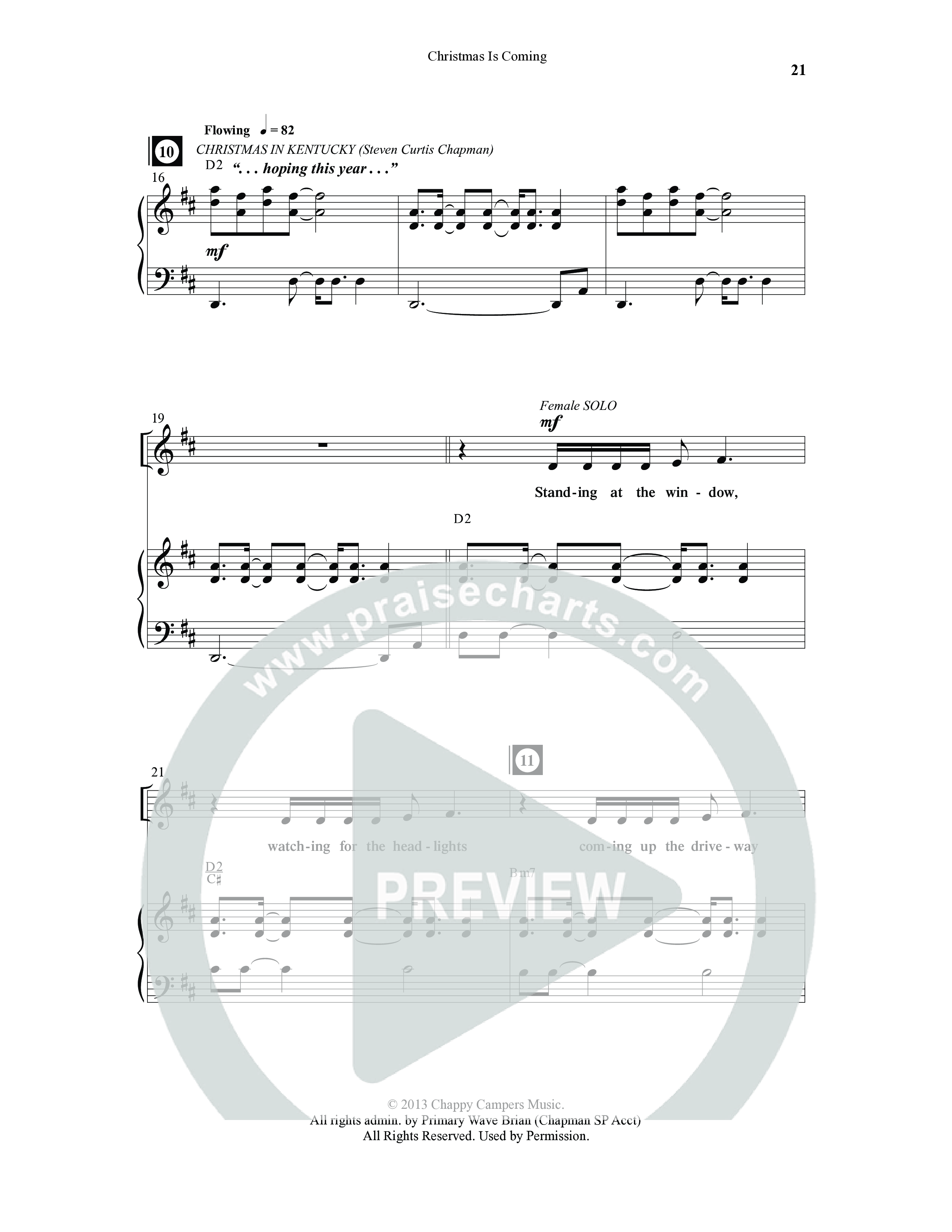 Christmas Is Coming (10 Song Choral Collection) Song 2 (Piano SATB) (Word Music Choral / Arr. Gary Rhodes)