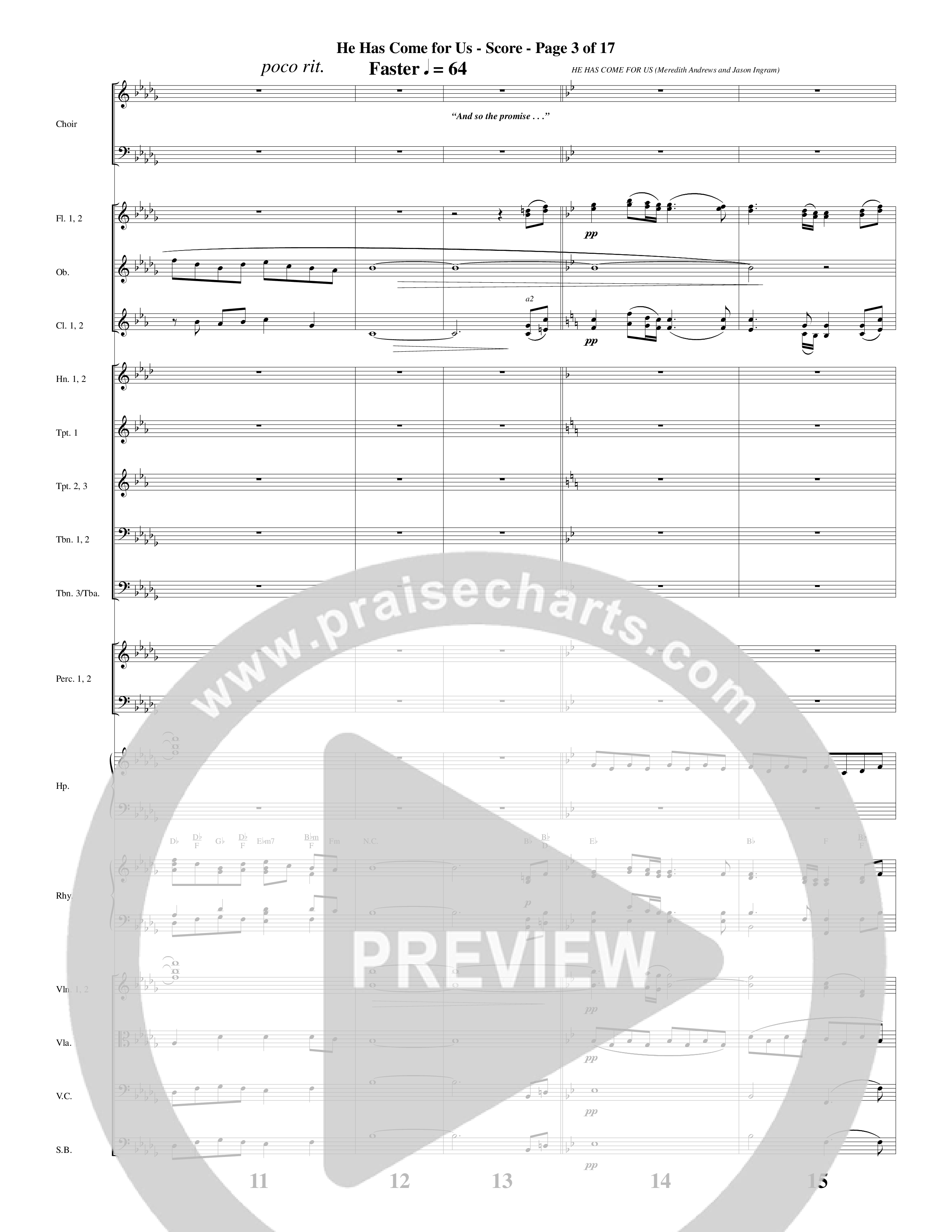 Christmas Is Coming (10 Song Choral Collection) Song 3 (Orchestration) (Word Music Choral / Arr. Gary Rhodes)