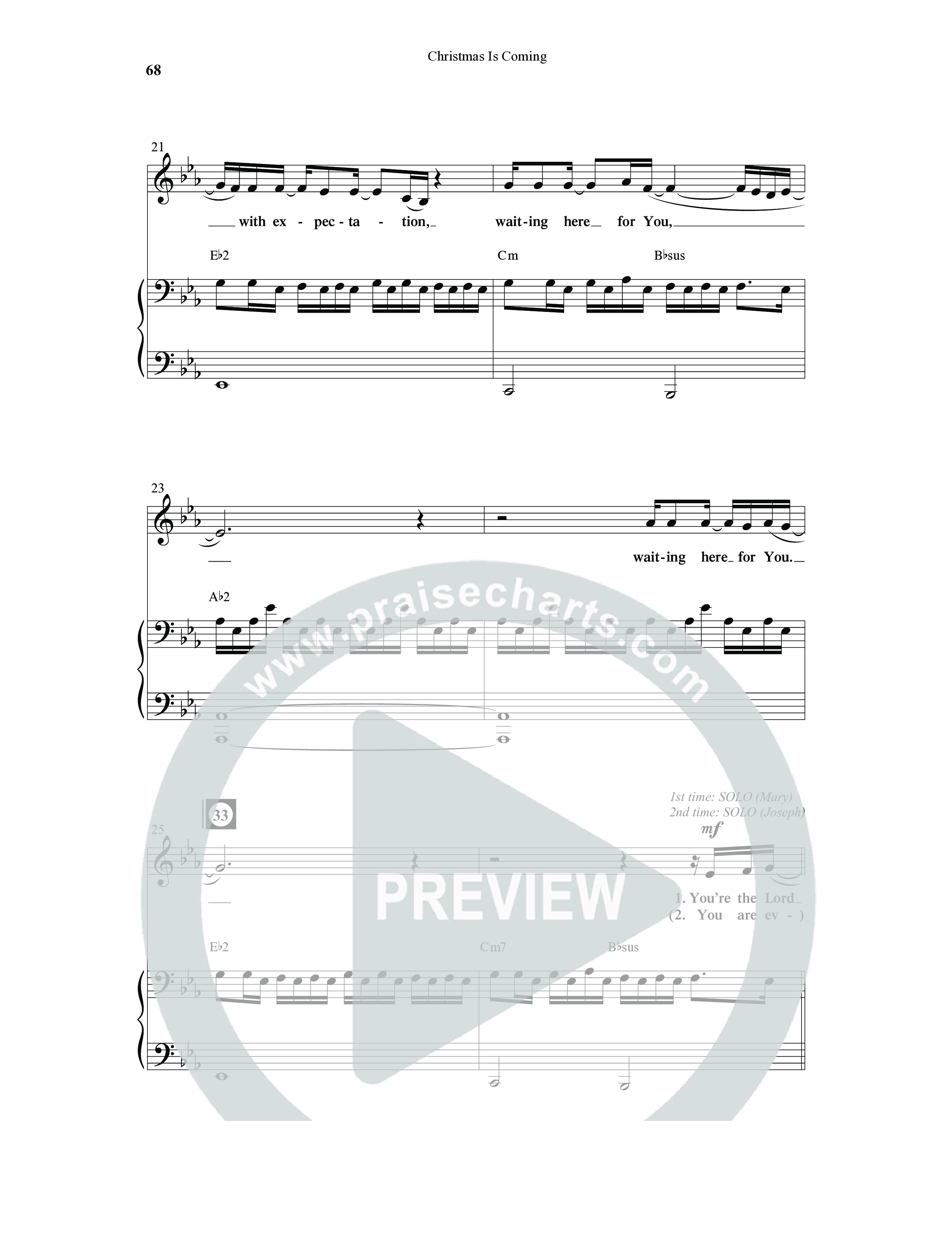 Christmas Is Coming (10 Song Choral Collection) Song 5 (Piano SATB) (Word Music Choral / Arr. Gary Rhodes)