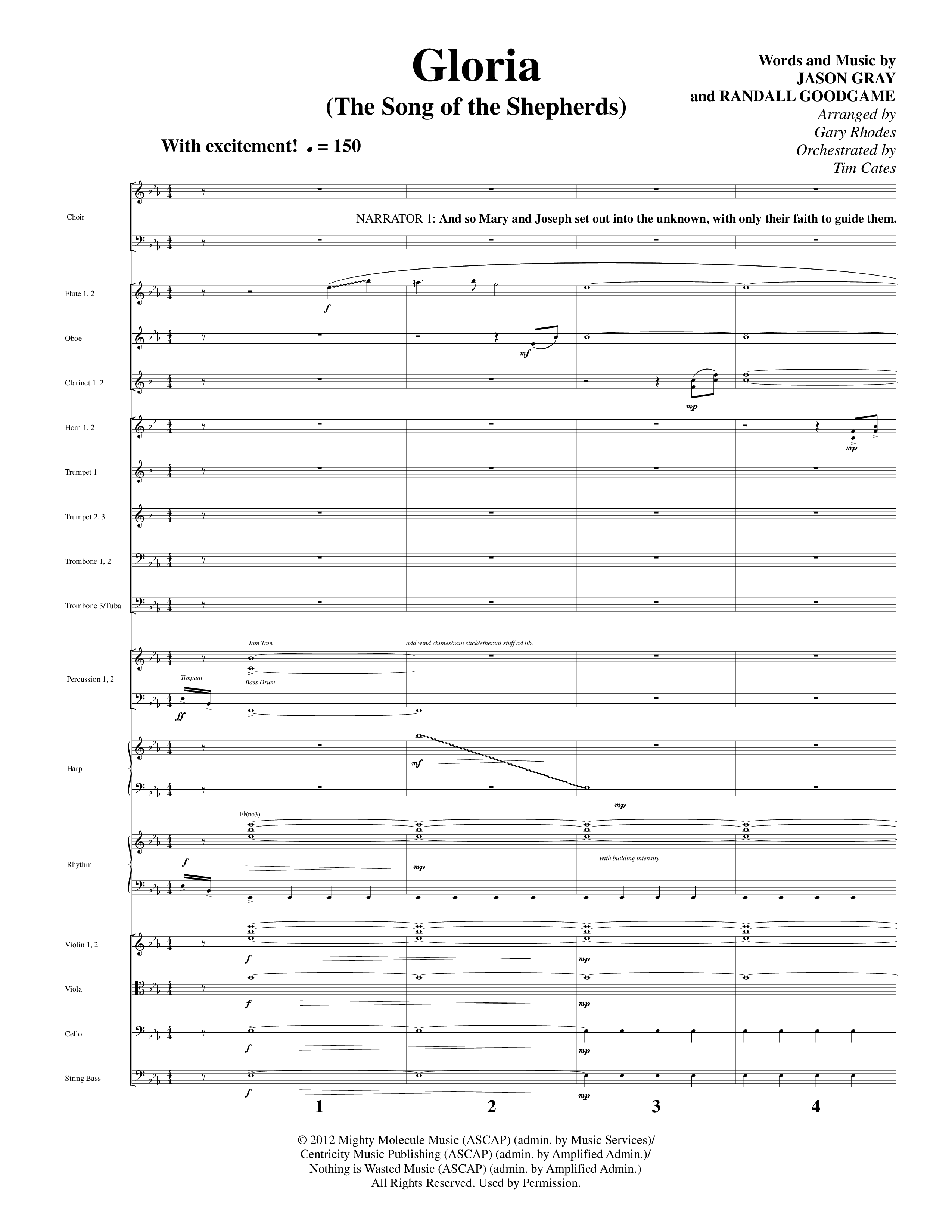 Christmas Is Coming (10 Song Choral Collection) Song 6 (Orchestration) (Word Music Choral / Arr. Gary Rhodes)