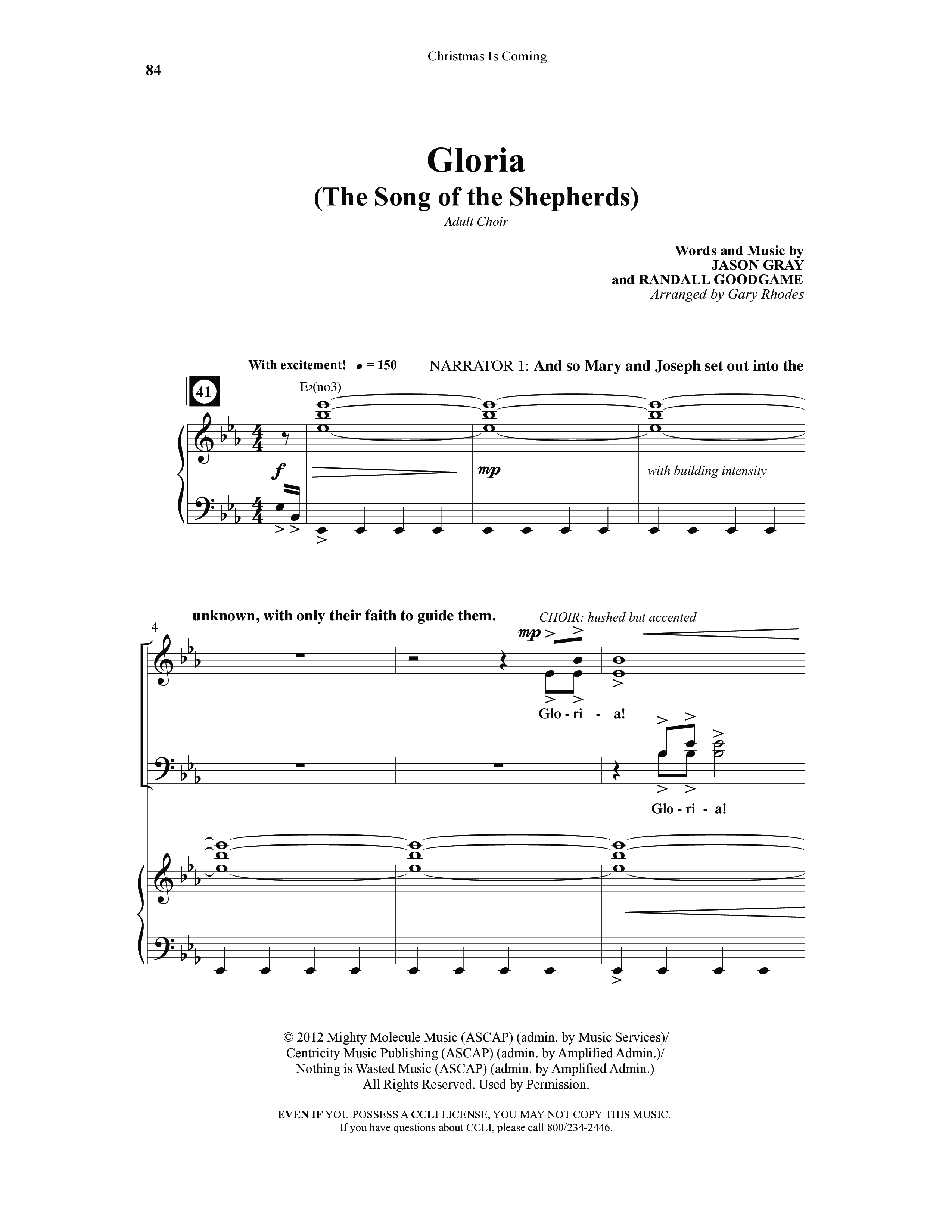 Christmas Is Coming (10 Song Choral Collection) Song 6 (Piano SATB) (Word Music Choral / Arr. Gary Rhodes)