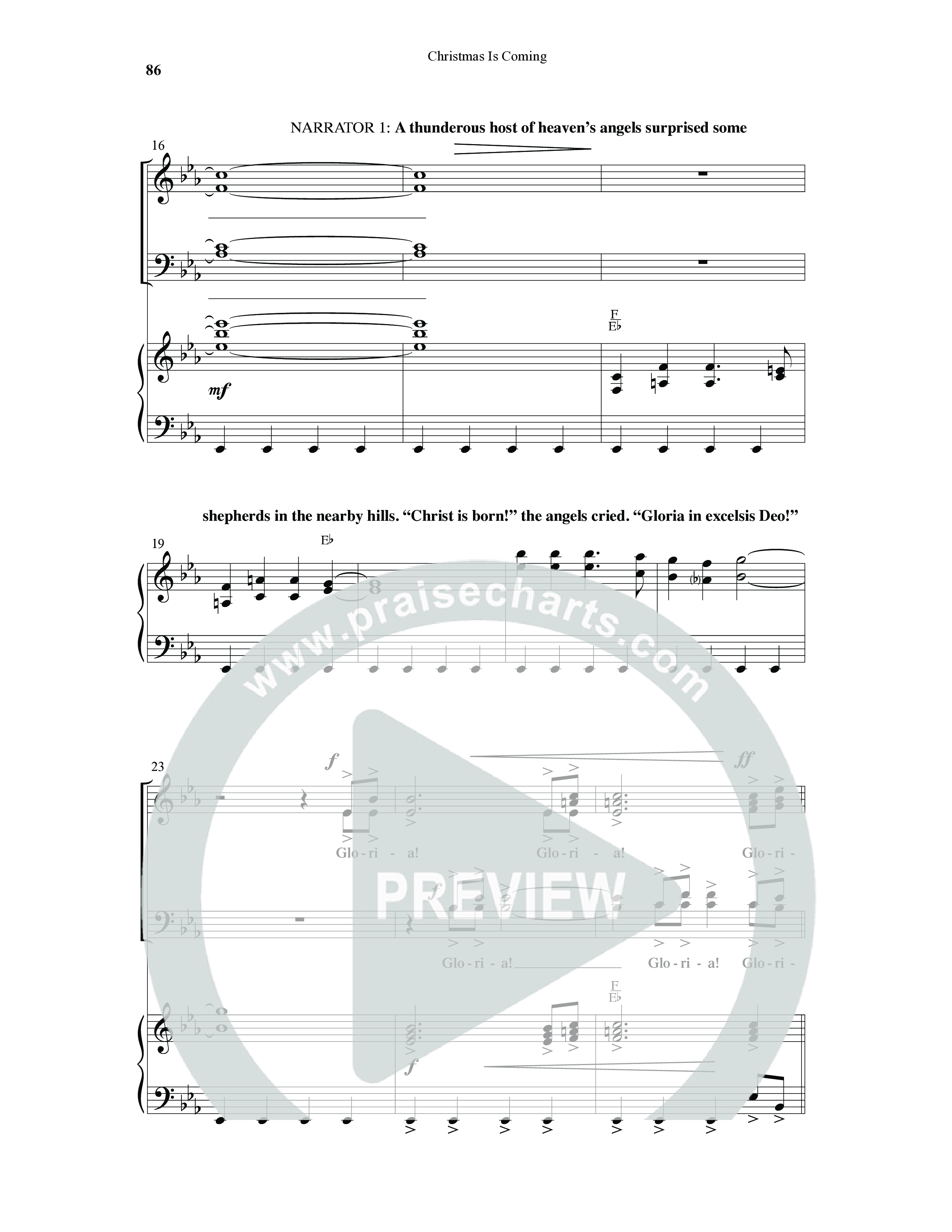 Christmas Is Coming (10 Song Choral Collection) Song 6 (Piano SATB) (Word Music Choral / Arr. Gary Rhodes)