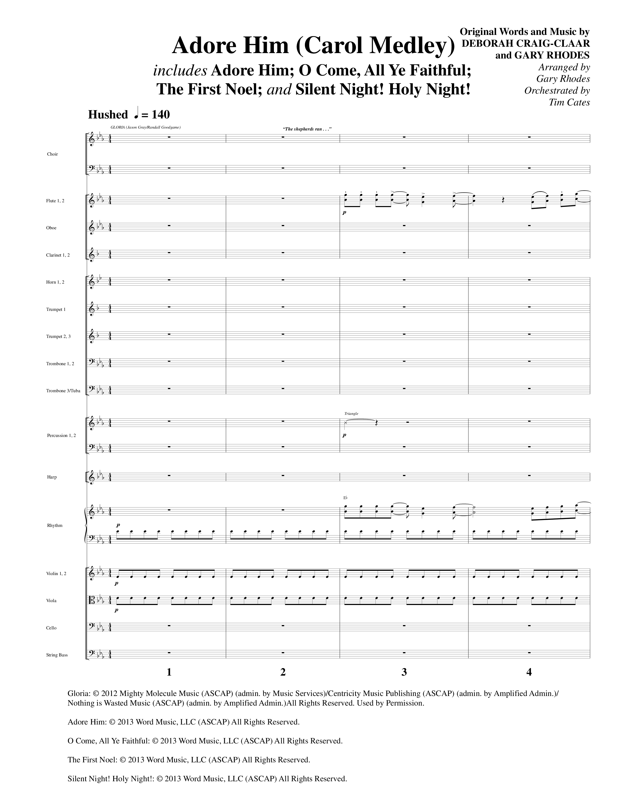 Christmas Is Coming (10 Song Choral Collection) Song 7 (Orchestration) (Word Music Choral / Arr. Gary Rhodes)