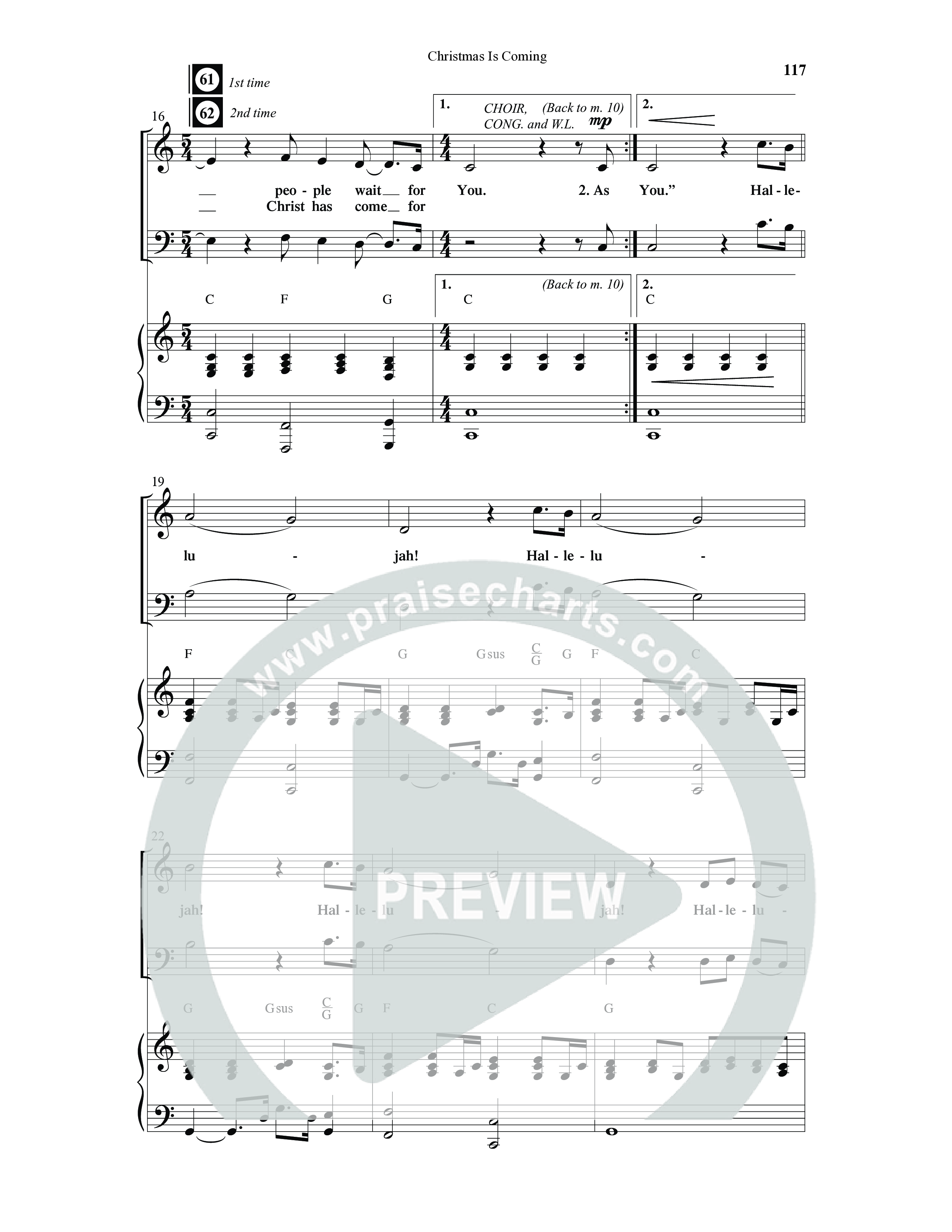 Christmas Is Coming (10 Song Choral Collection) Song 9 (Piano SATB) (Word Music Choral / Arr. Gary Rhodes)