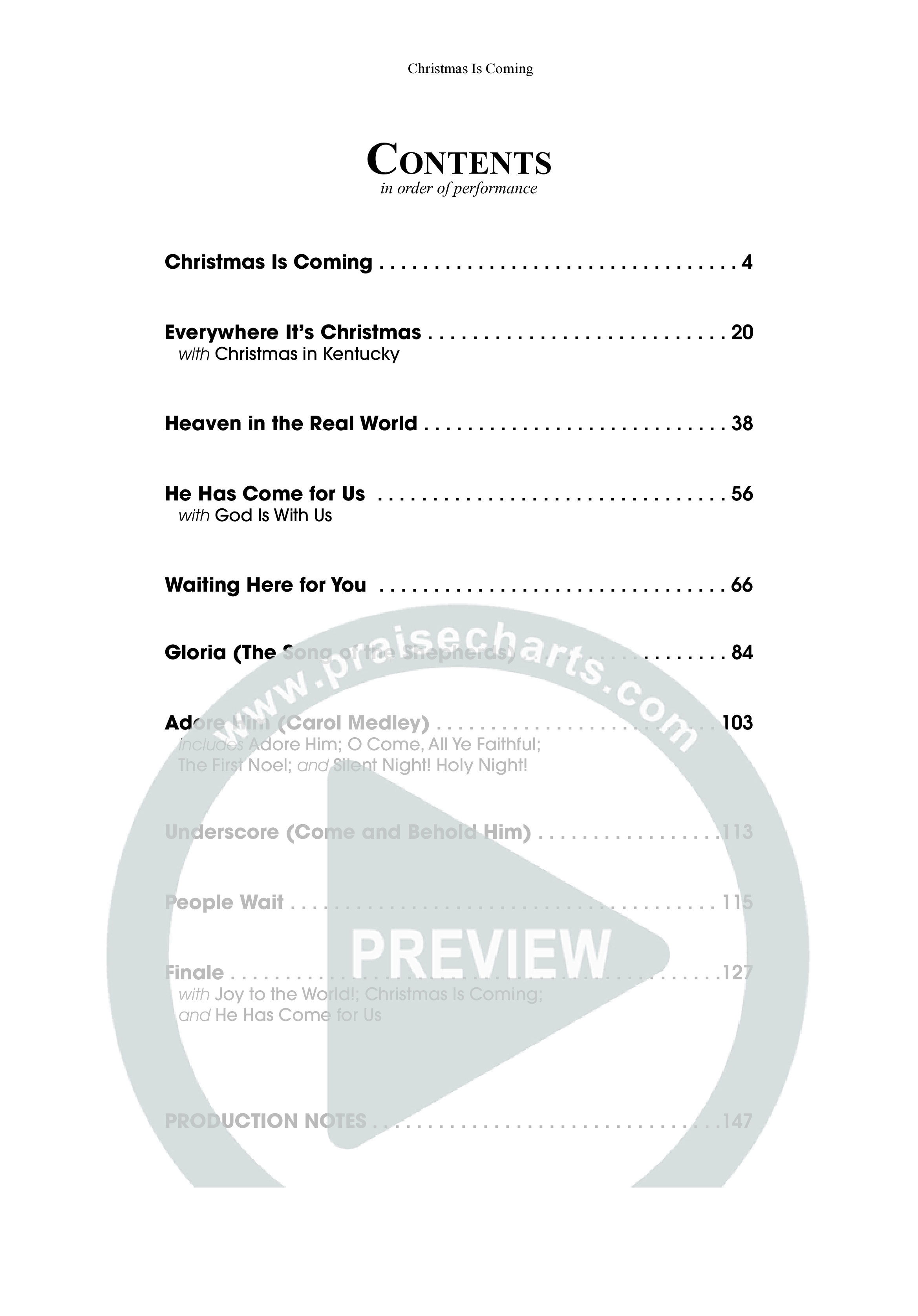 Christmas Is Coming (10 Song Choral Collection) Choral Book (Word Music Choral / Arr. Gary Rhodes)