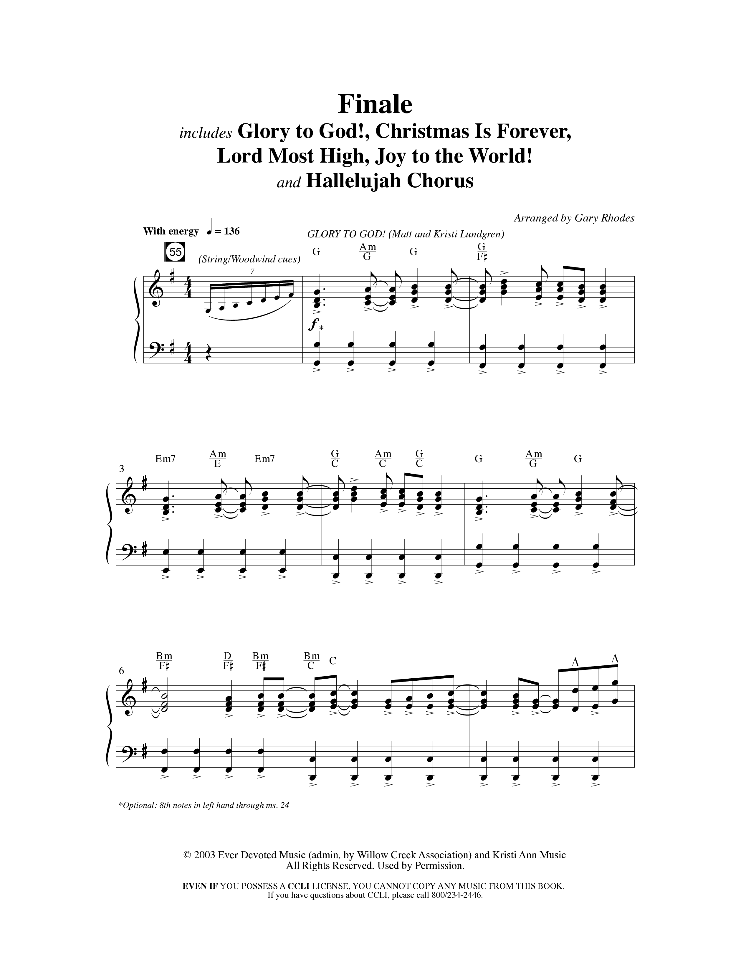 Christmas Is Forever (10 Song Choral Collection) Song 10 (Piano SATB) (Word Music Choral / Arr. Gary Rhodes)
