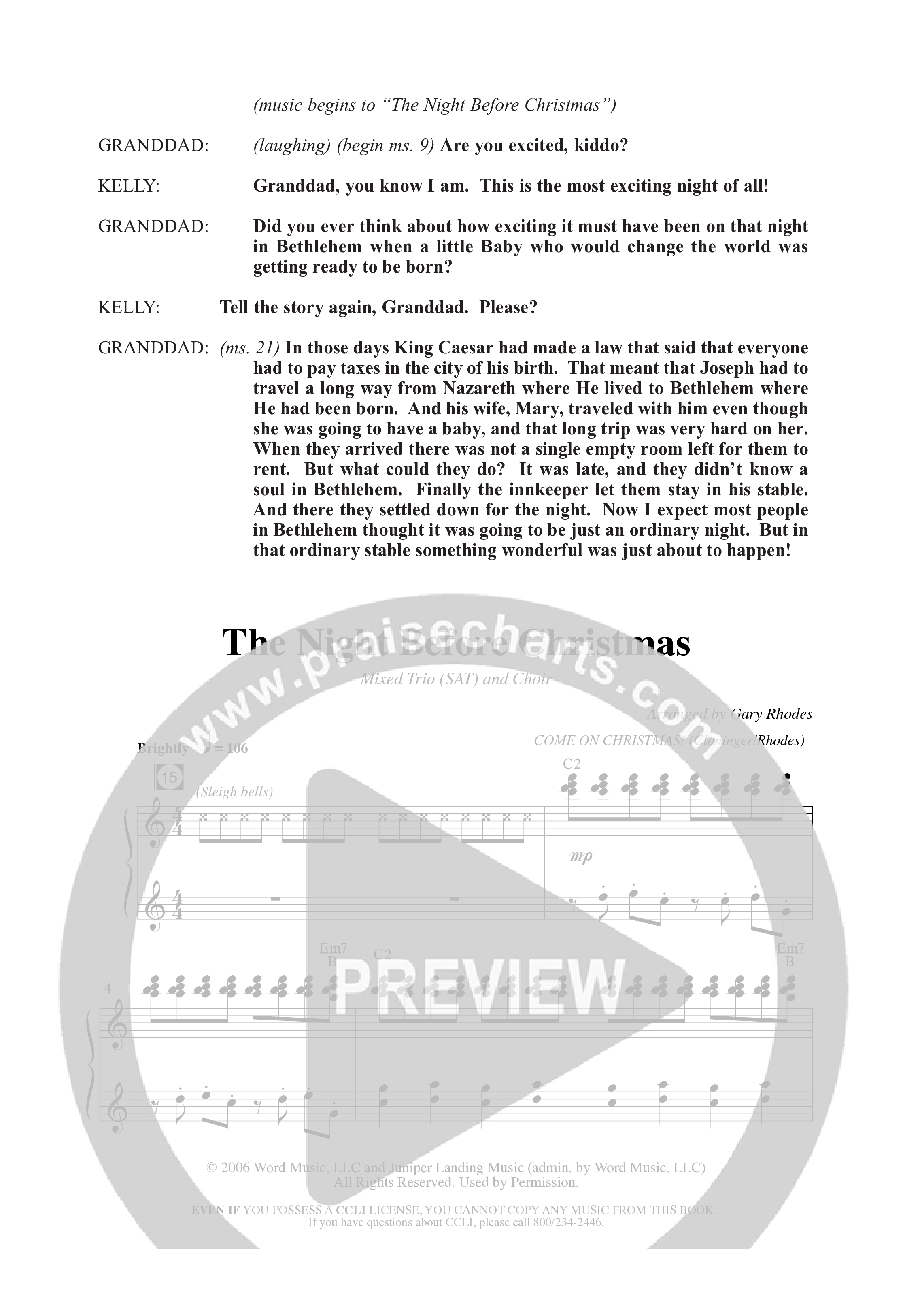 Christmas Is Forever (10 Song Choral Collection) Song 11 (Piano SATB) (Word Music Choral / Arr. Gary Rhodes)
