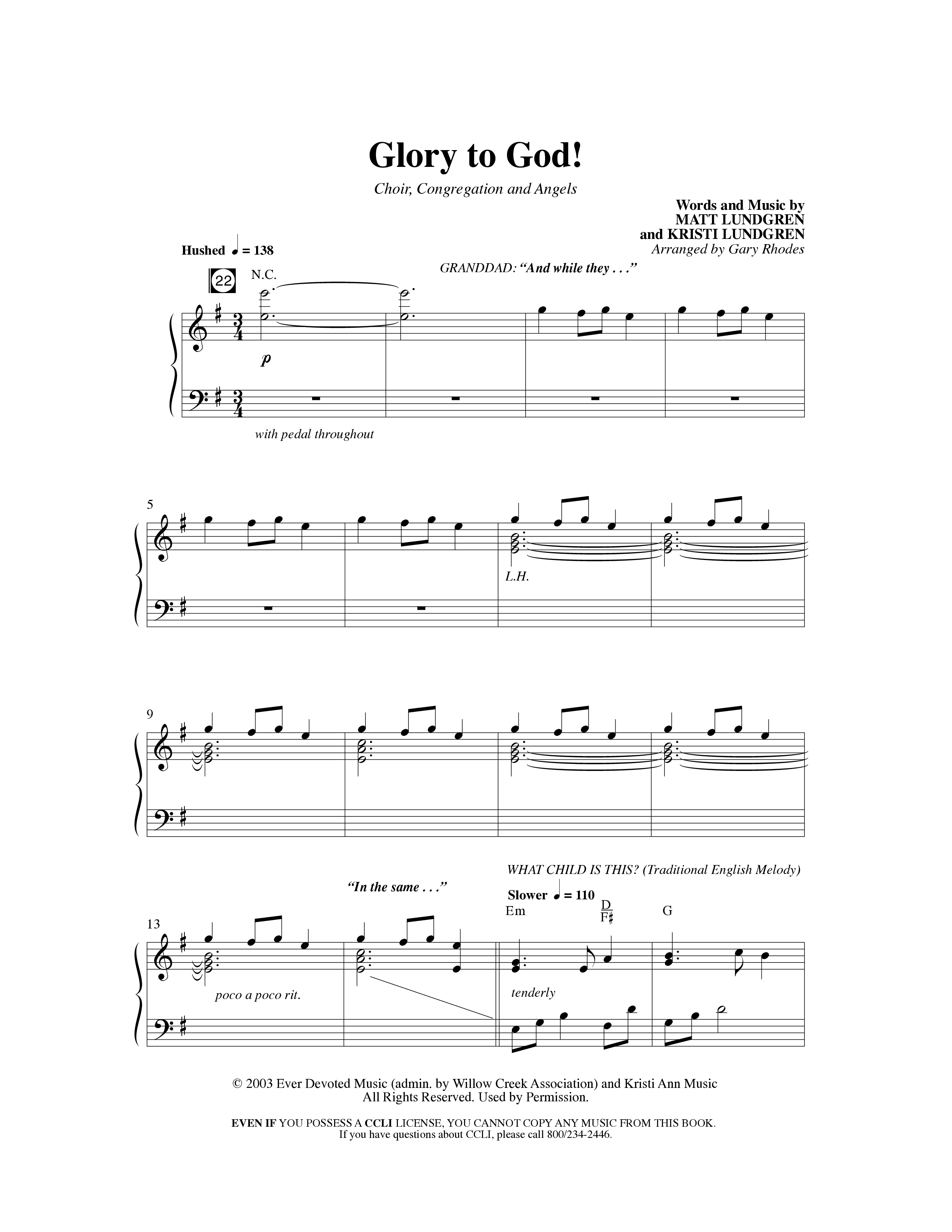Christmas Is Forever (10 Song Choral Collection) Song 4 (Piano SATB) (Word Music Choral / Arr. Gary Rhodes)
