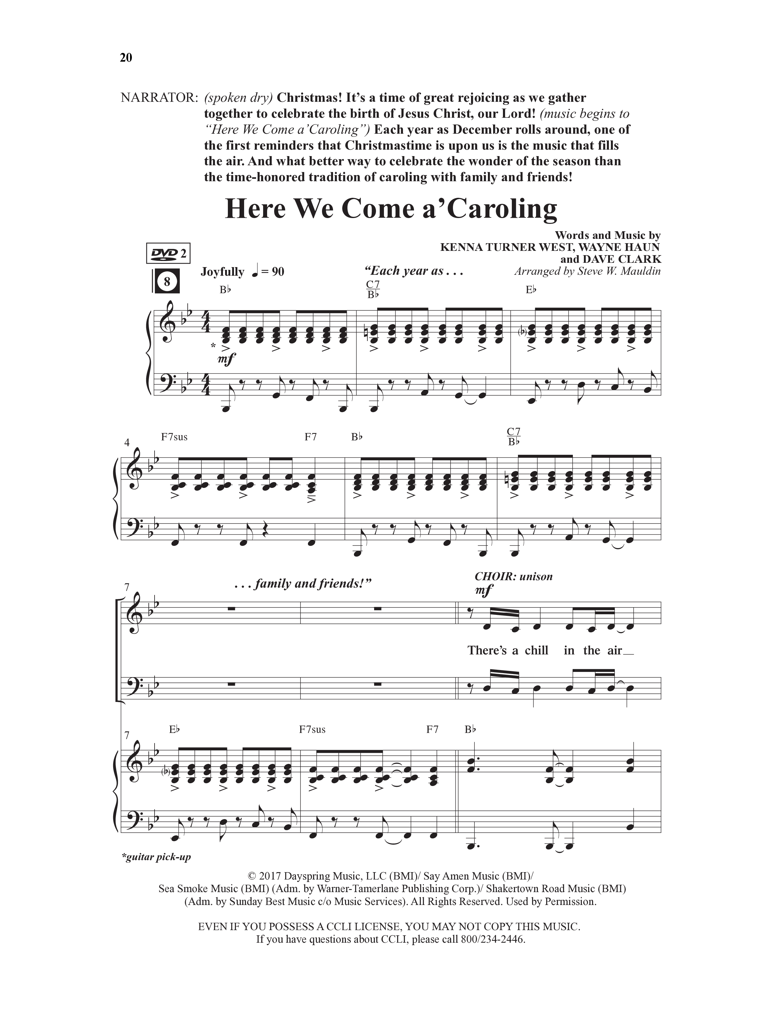 Christmas Is In The Heart (10 Song Choral Collection) Song 2 (Piano SATB) (Word Music Choral / Arr. Steve Mauldin)