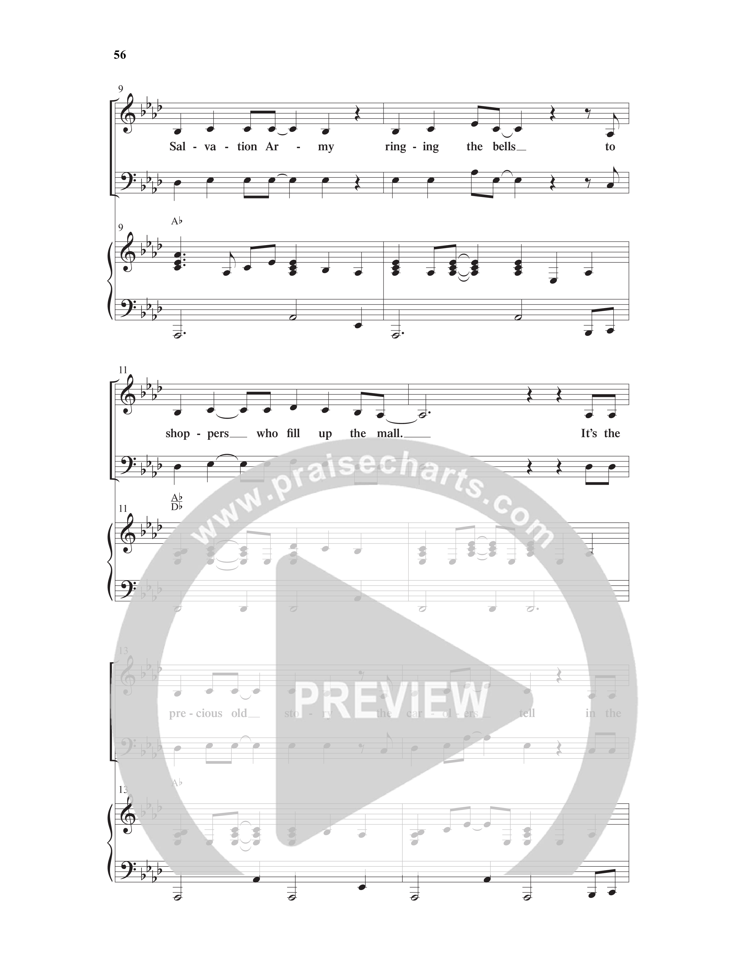 Christmas Is In The Heart (10 Song Choral Collection) Song 4 (Piano SATB) (Word Music Choral / Arr. Steve Mauldin)