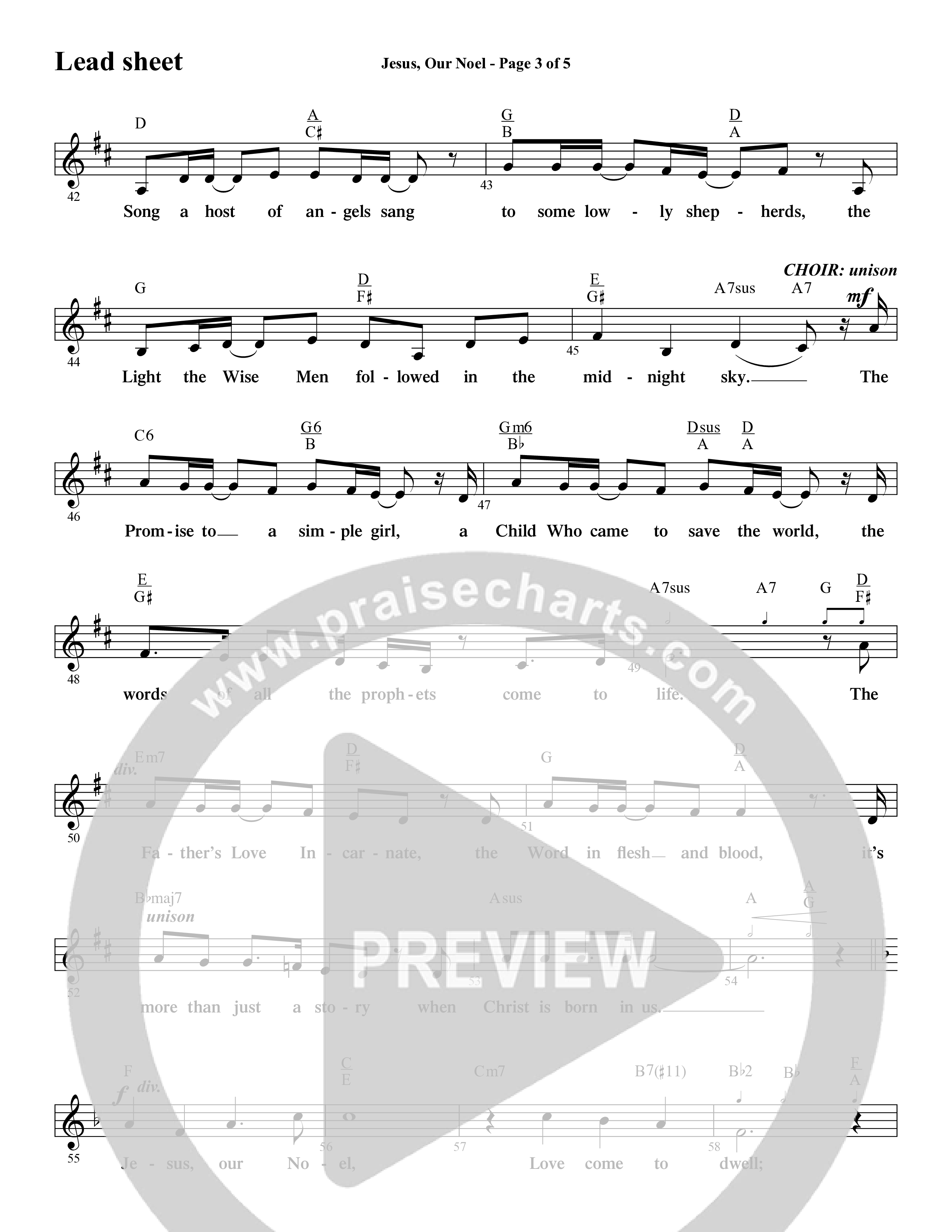 Christmas Is In The Heart (10 Song Choral Collection) Song 6 (Lead & Chords) (Word Music Choral / Arr. Steve Mauldin)