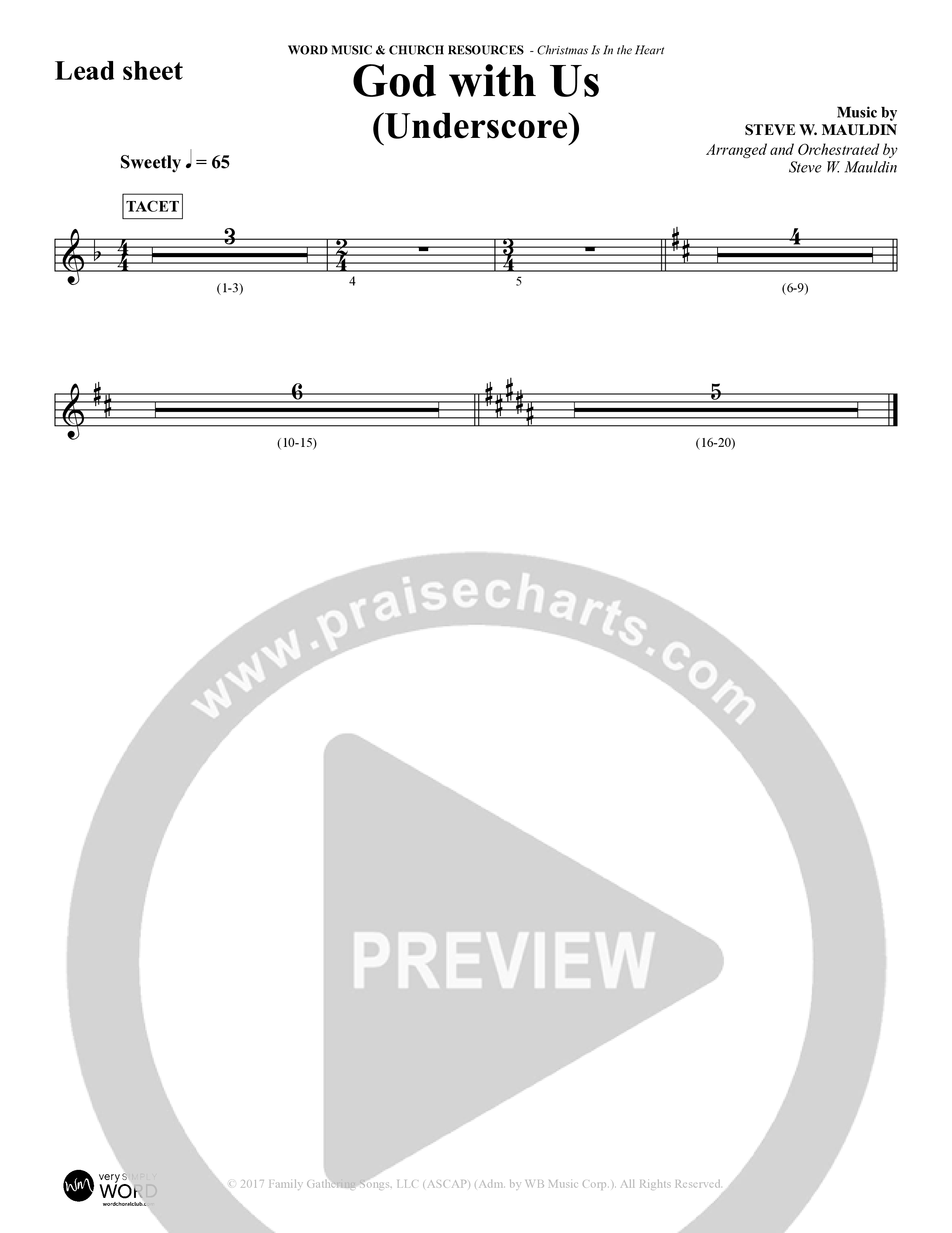 Christmas Is In The Heart (10 Song Choral Collection) Song 8 (Lead & Chords) (Word Music Choral / Arr. Steve Mauldin)
