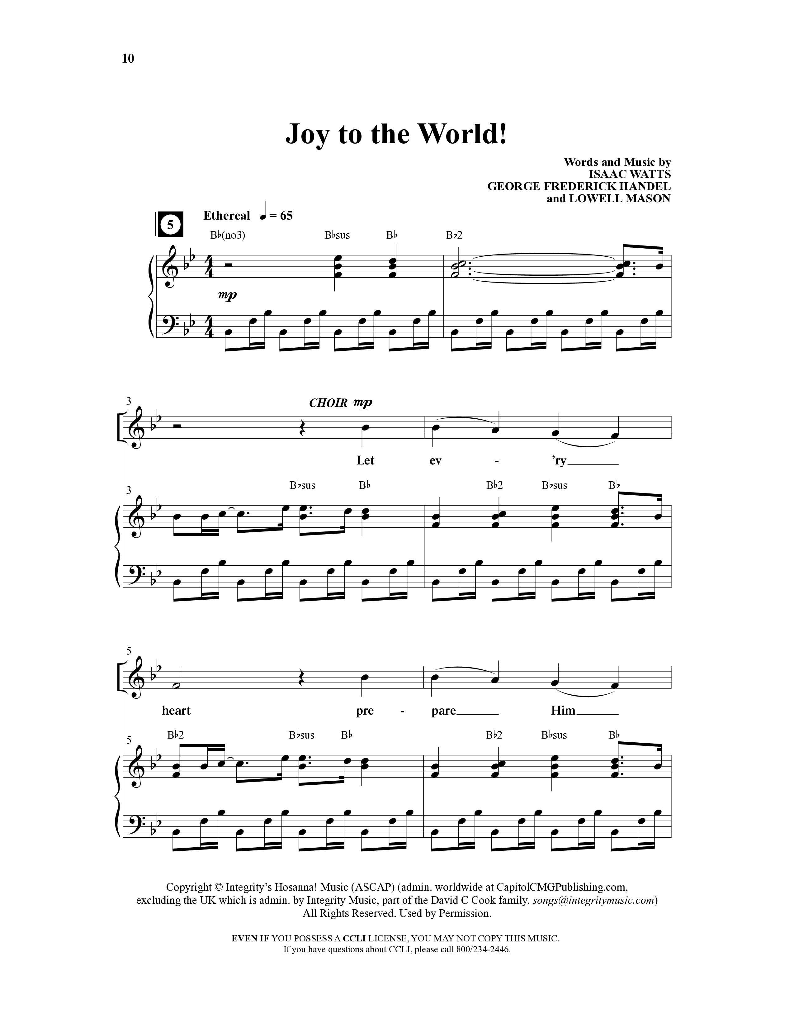 Christmas (9 Song Choral Collection) Song 2 (Piano SATB) (Integrity's Hosanna Music)