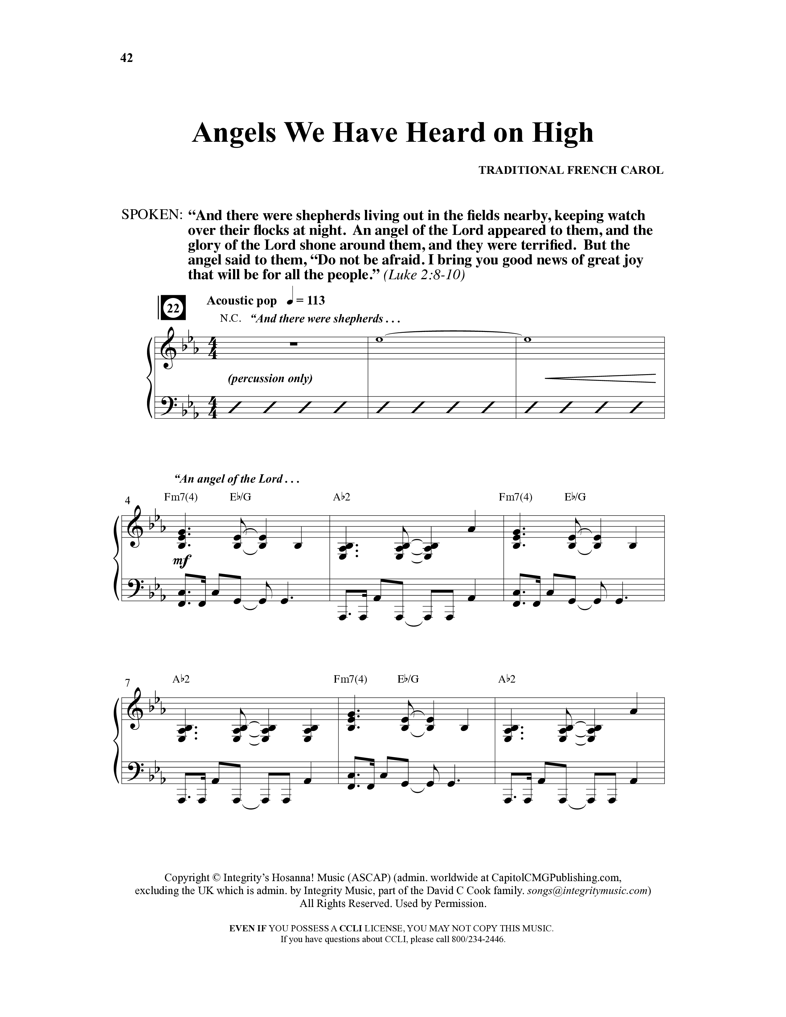 Christmas (9 Song Choral Collection) Song 6 (Piano SATB) (Integrity's Hosanna Music)