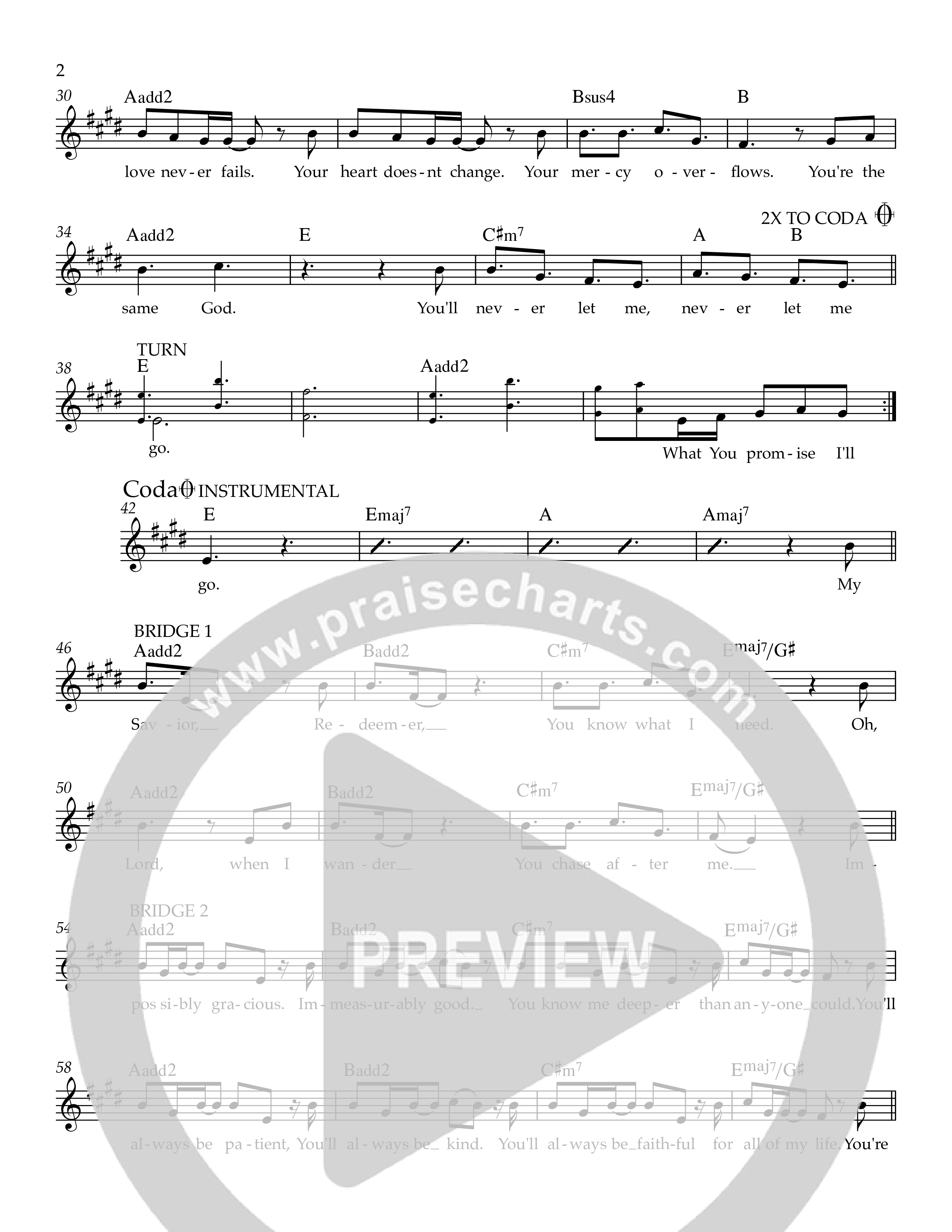 Same God Lead Sheet Melody (Ezra Worship Initiative / Calvin University Gospel Choir / Marco Virtudazo)