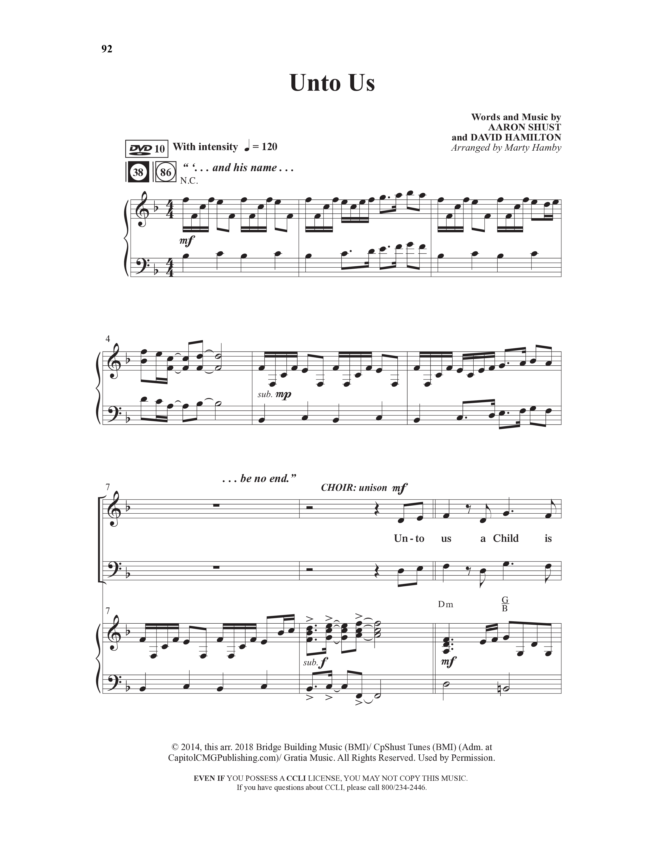 Come And See Go And Tell (11 Song Choral Collection) Song 10 (Piano SATB) (Word Music Choral / Arr. Marty Hamby)