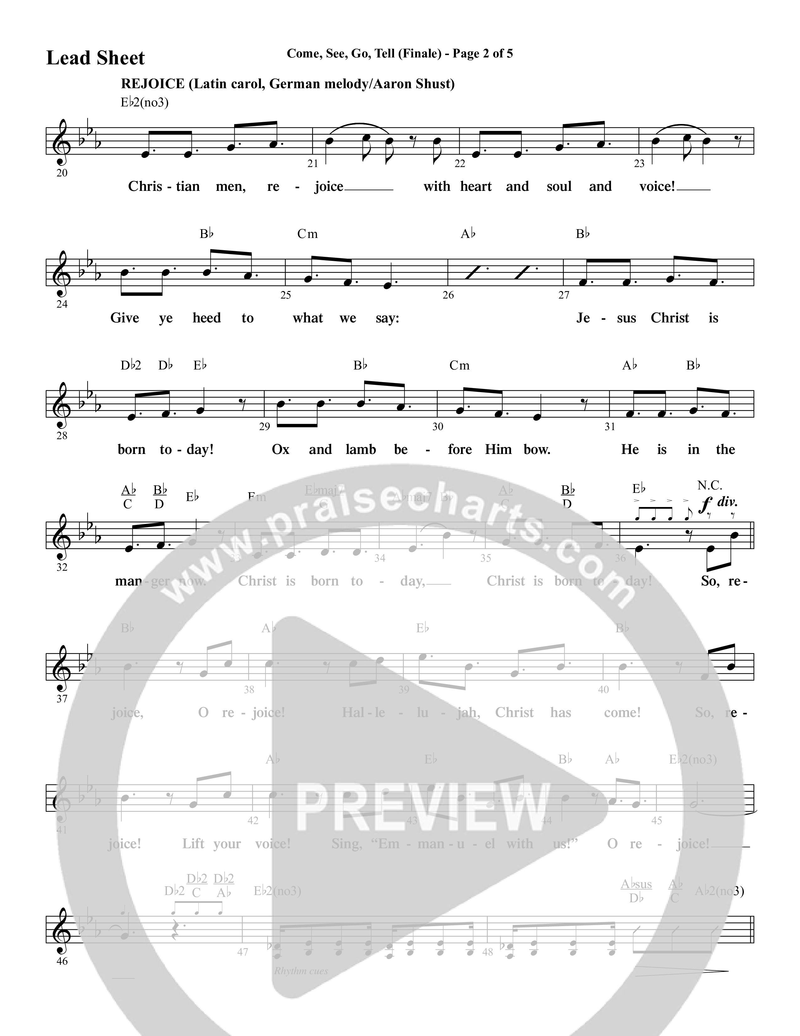 Come And See Go And Tell (11 Song Choral Collection) Song 11 (Lead & Chords) (Word Music Choral / Arr. Marty Hamby)