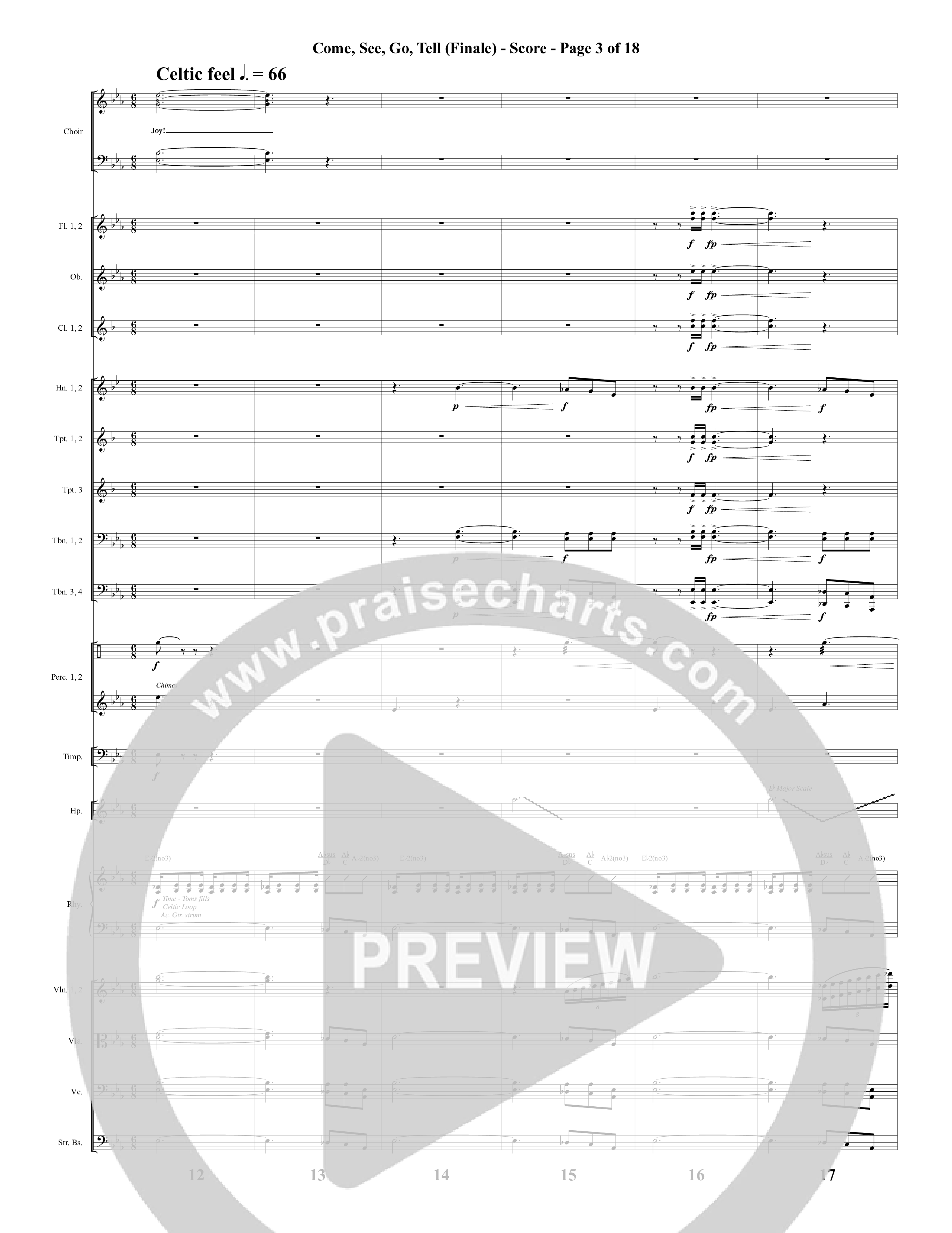 Come And See Go And Tell (11 Song Choral Collection) Song 11 (Orchestration) (Word Music Choral / Arr. Marty Hamby)