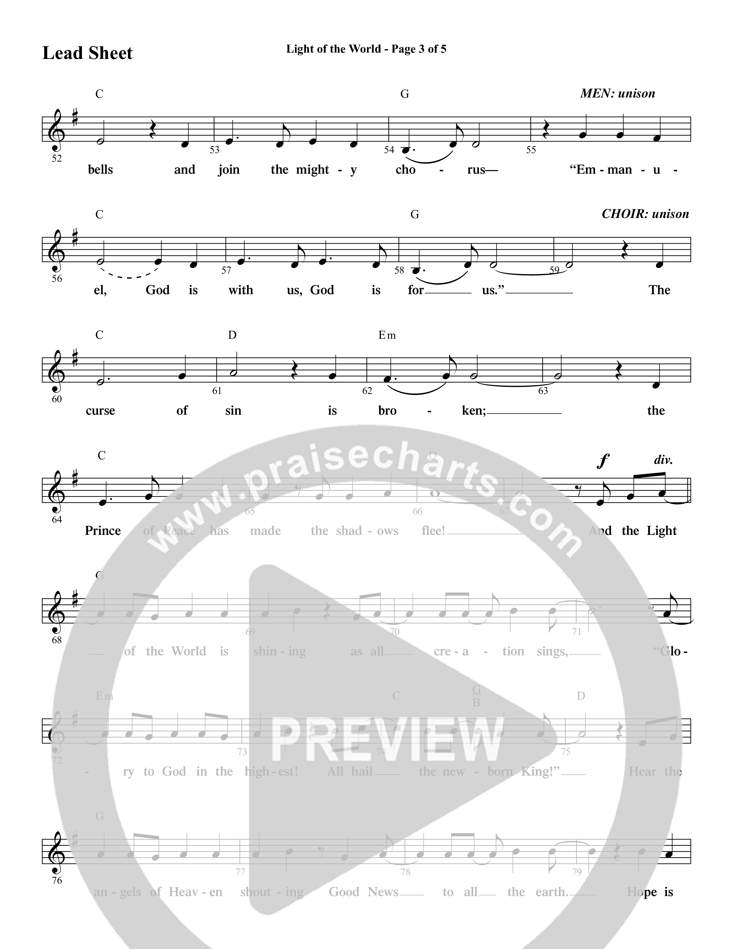Come And See Go And Tell (11 Song Choral Collection) Song 2 (Lead & Chords) (Word Music Choral / Arr. Marty Hamby)